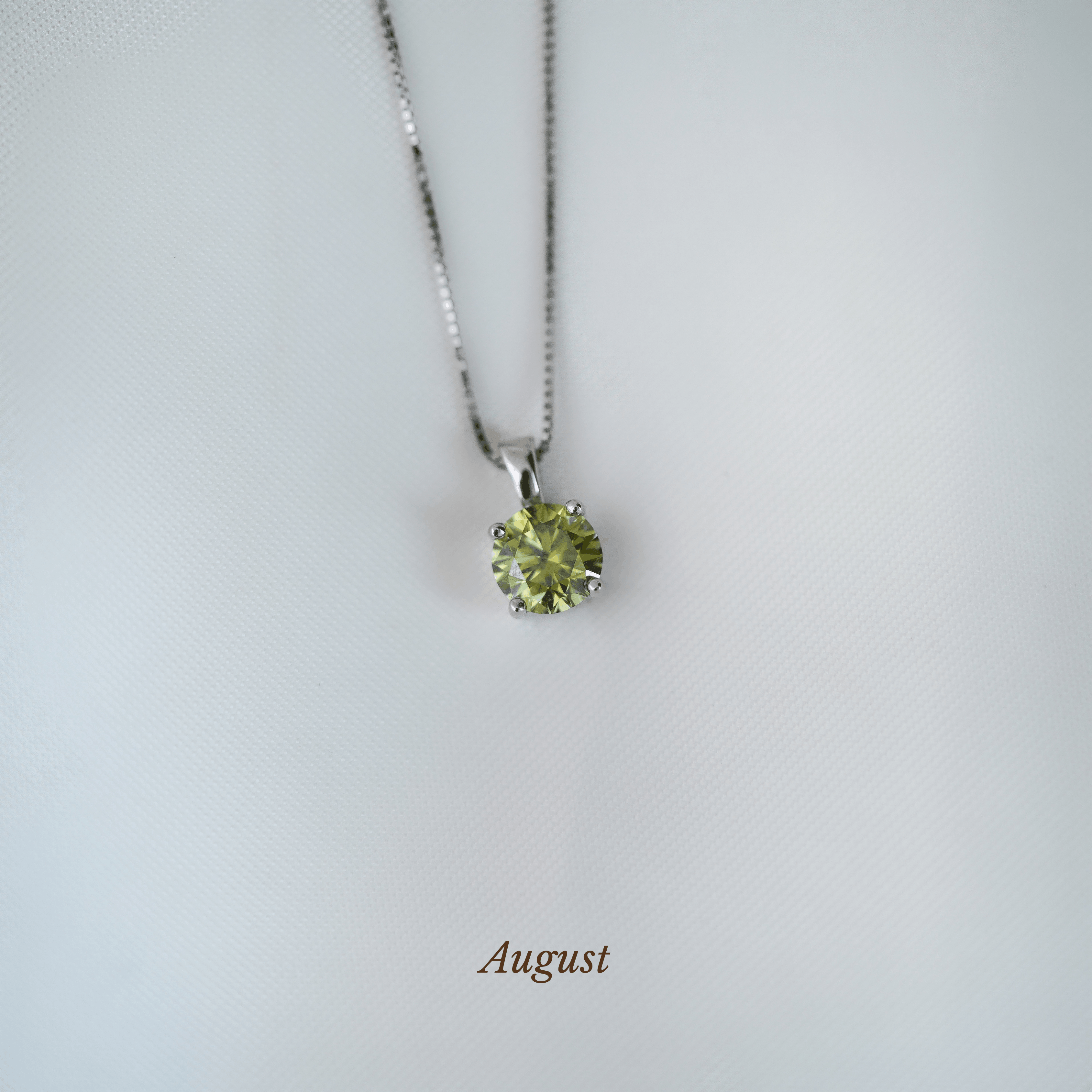 Caro Birthstone Round Necklace