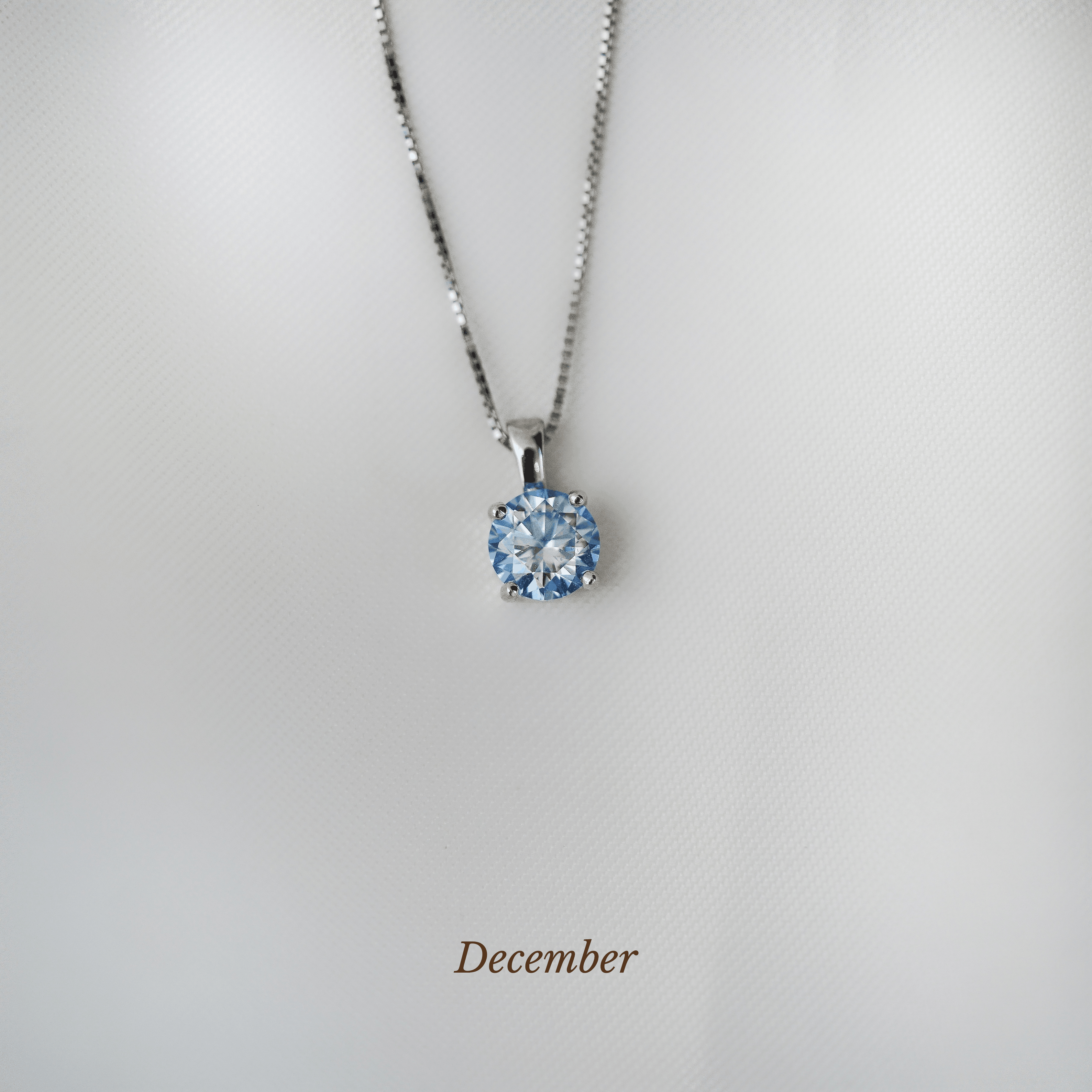 Caro Birthstone Round Necklace
