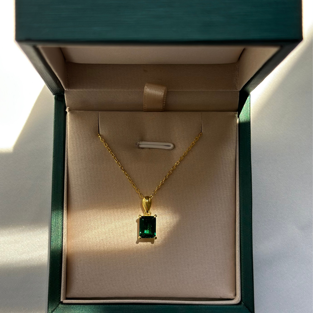 Lab Emerald Classic Necklace