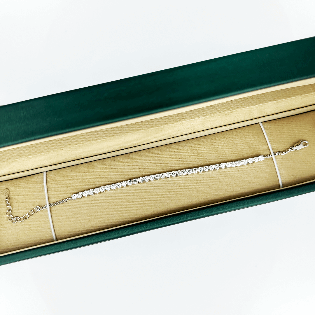 Diana Tennis Bracelet (Adjustable)