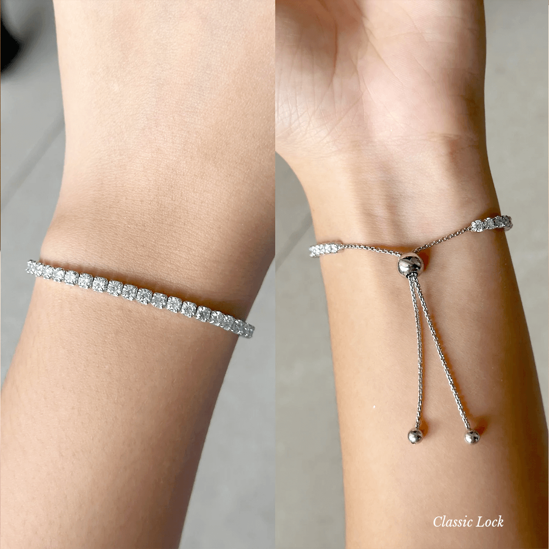 Diana Tennis Bracelet (Adjustable)