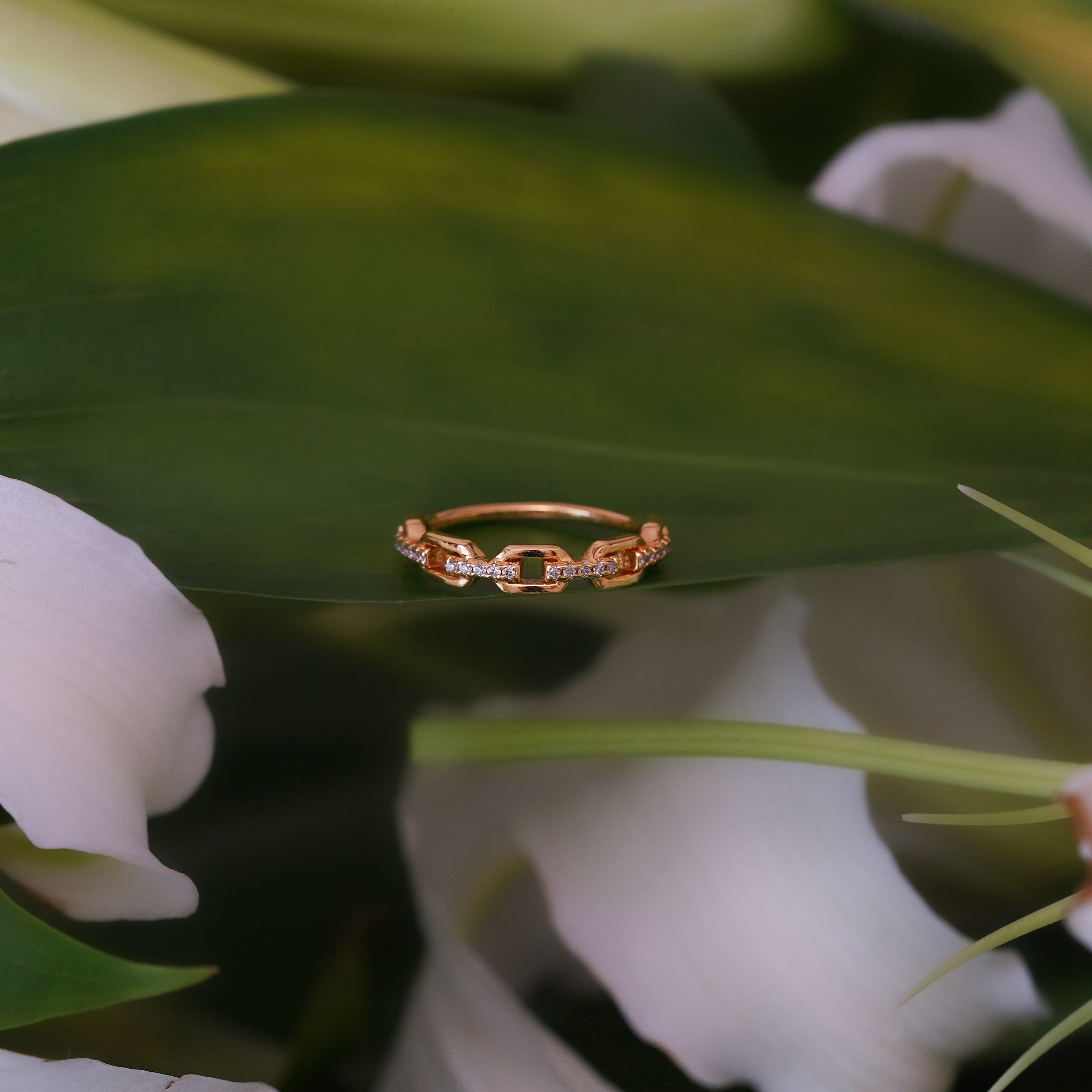 Calyra Half Eternity Ring