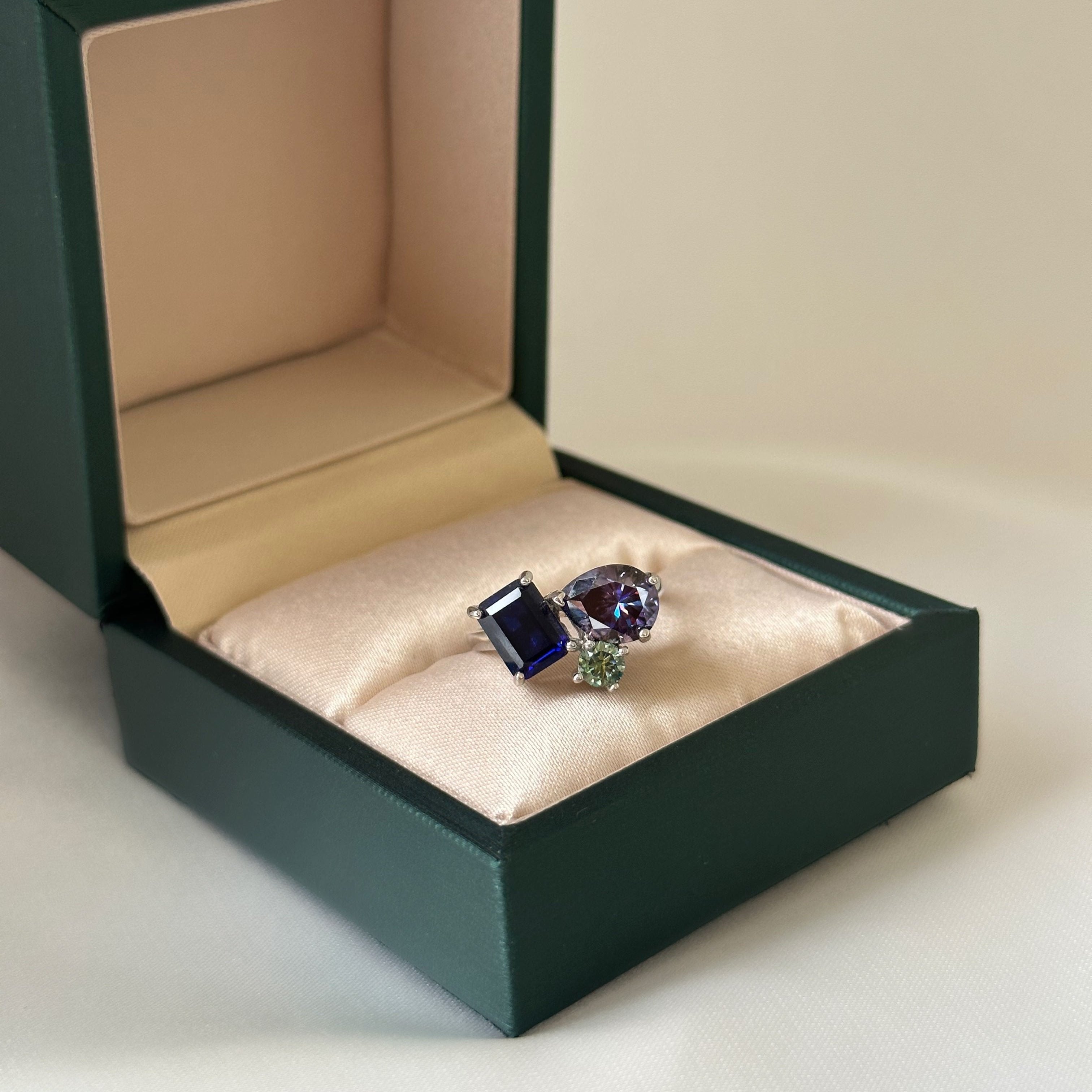 Andromeda Three-Stone Ring