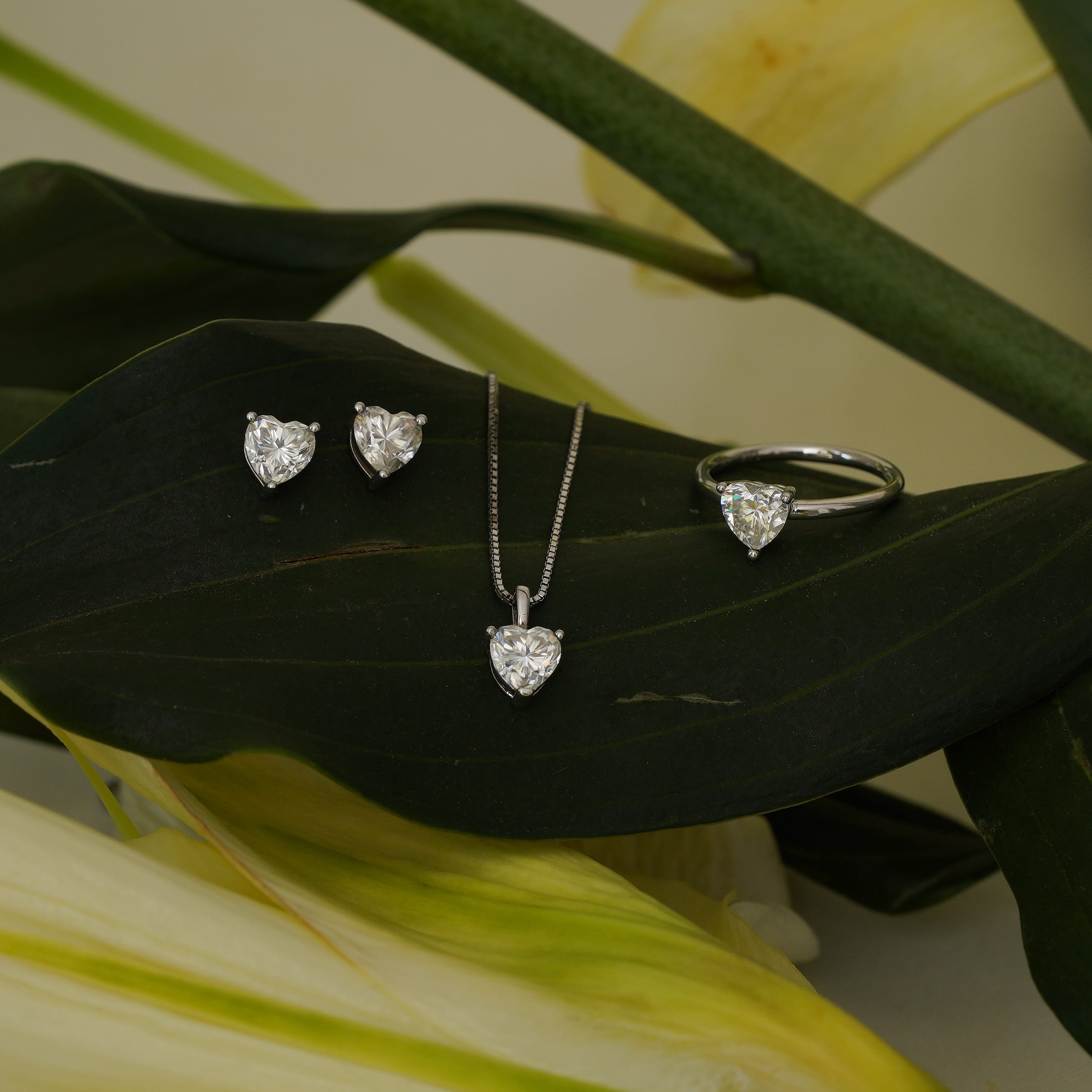 Valentina Heart 1 Carat Set