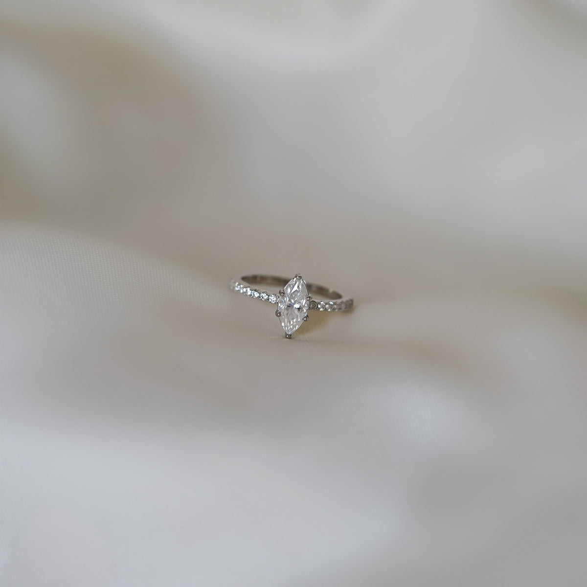 Marquise Pavé Ring