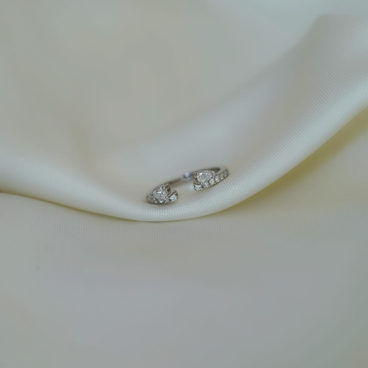 Entasia Three-Stone Stacker Ring
