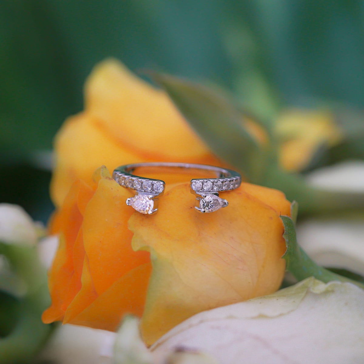 Entasia Three-Stone Stacker Ring