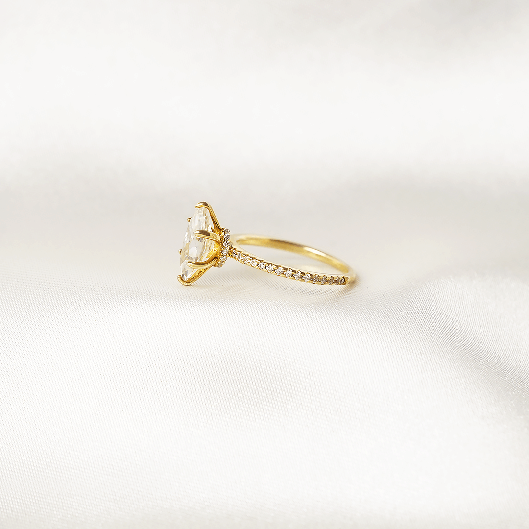 Marquise Pavé Ring