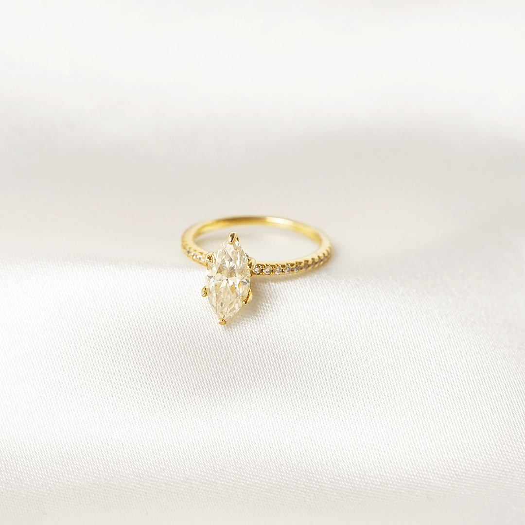 Marquise Pavé Ring