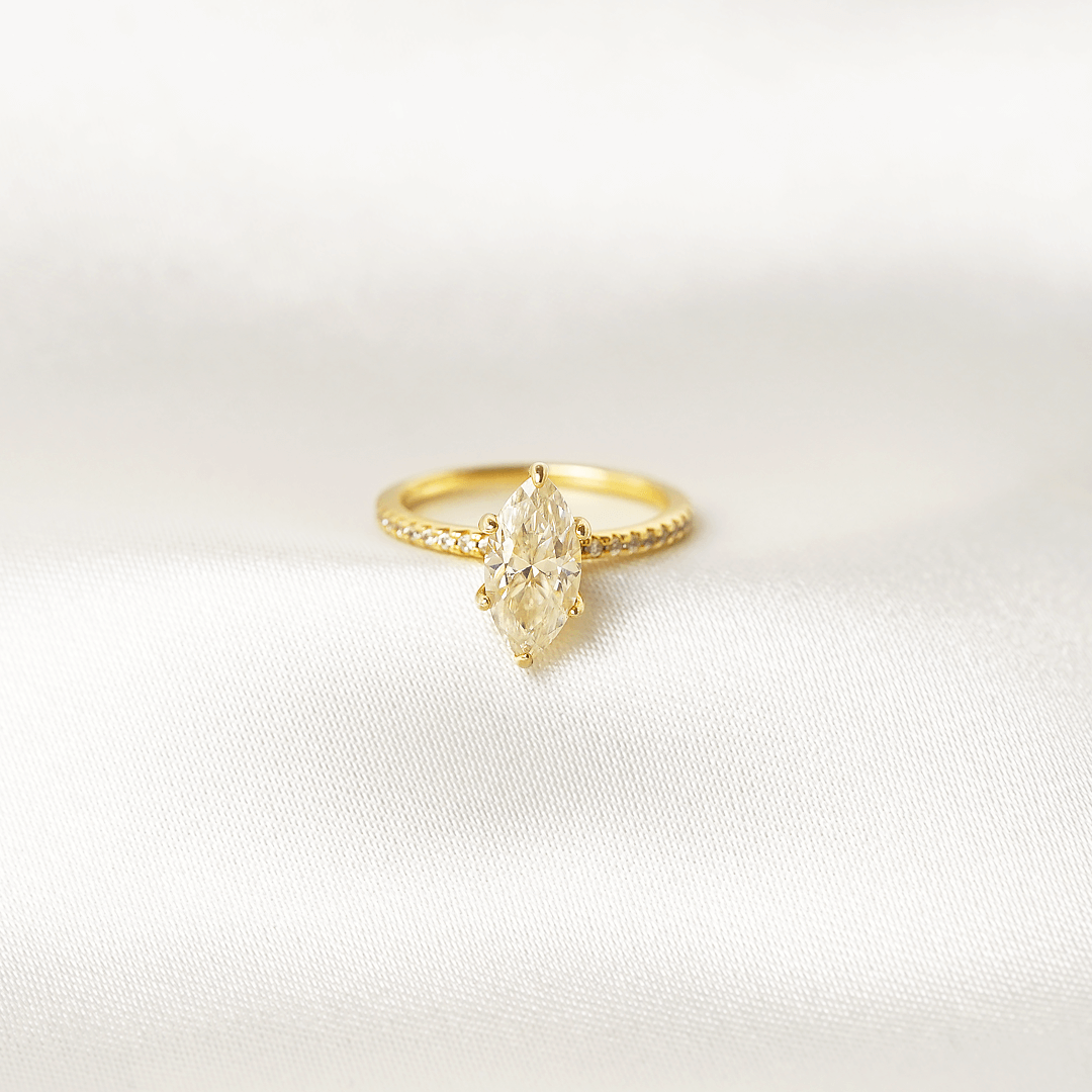 Marquise Pavé Ring