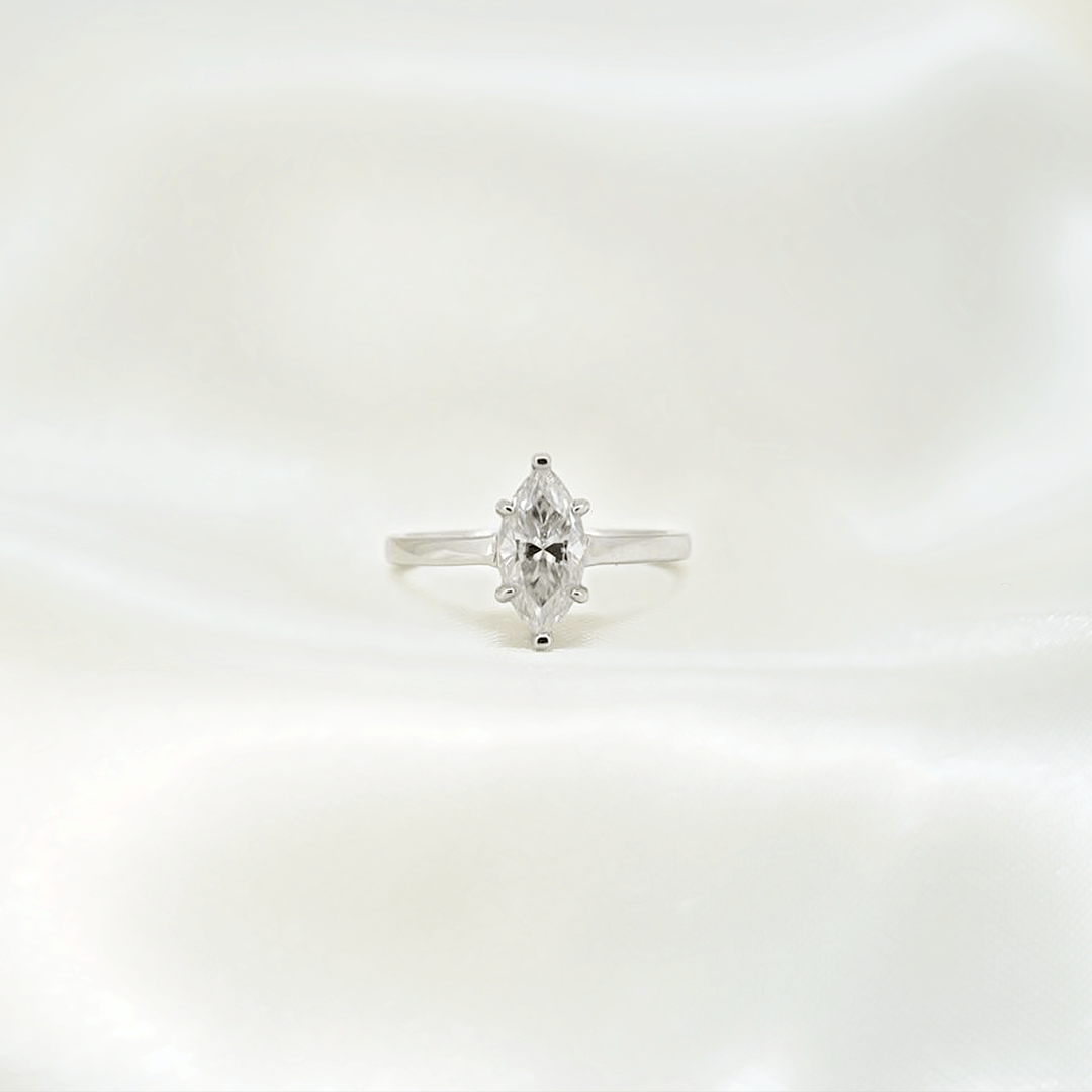 Marquise Solitaire Ring - Main Image