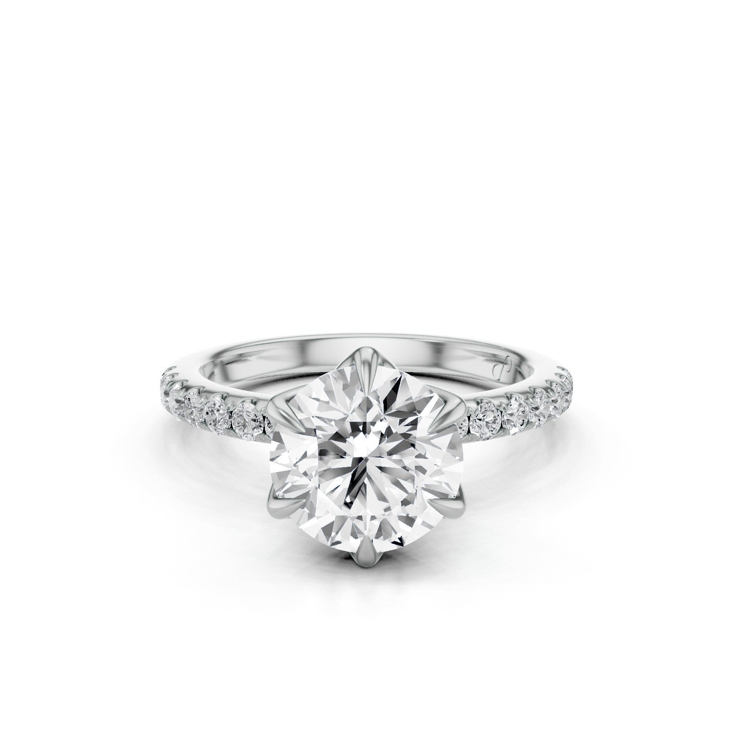 Petal Pavé (Moissanite)