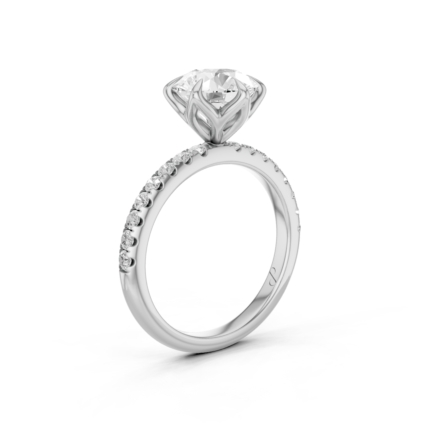 Petal Pavé (Moissanite)