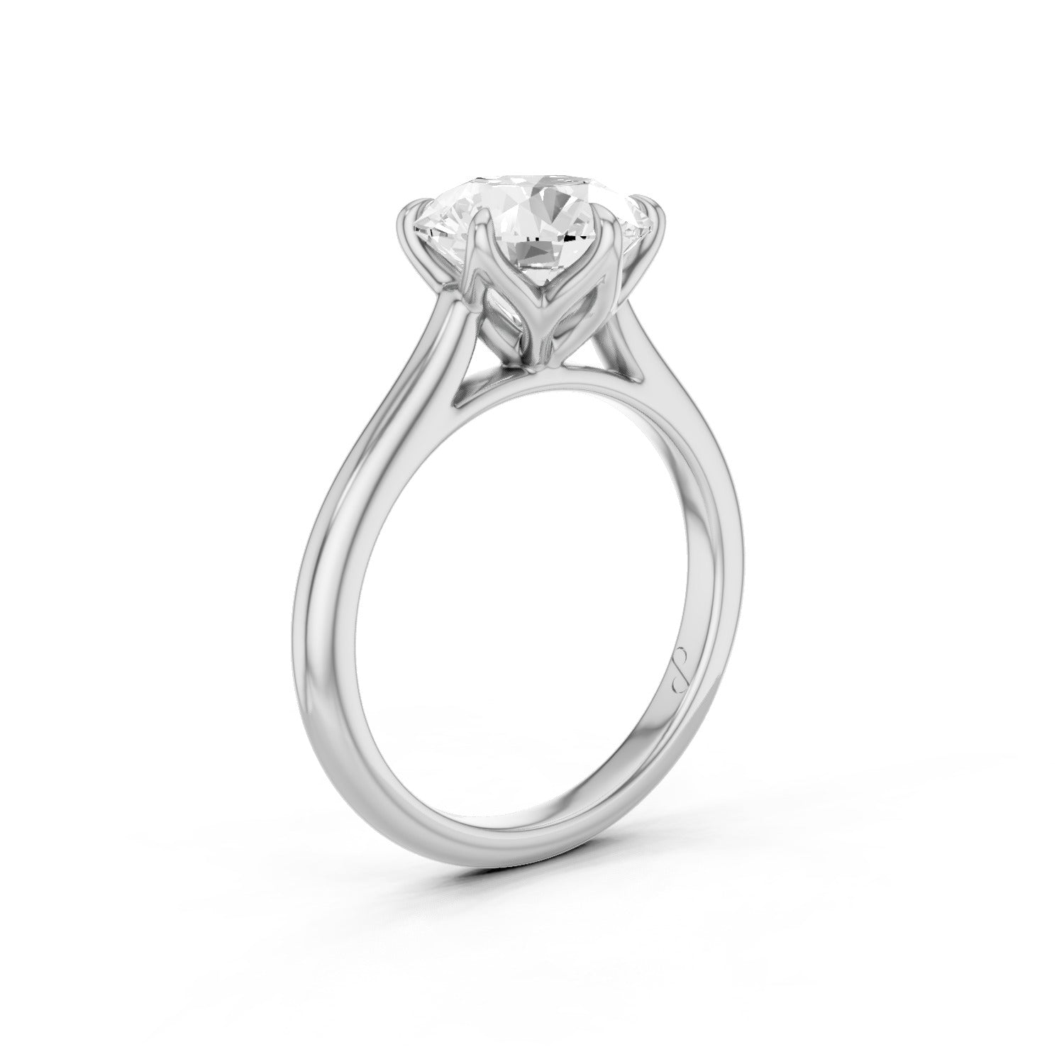 Petal Cathedral Solitaire (Moissanite)