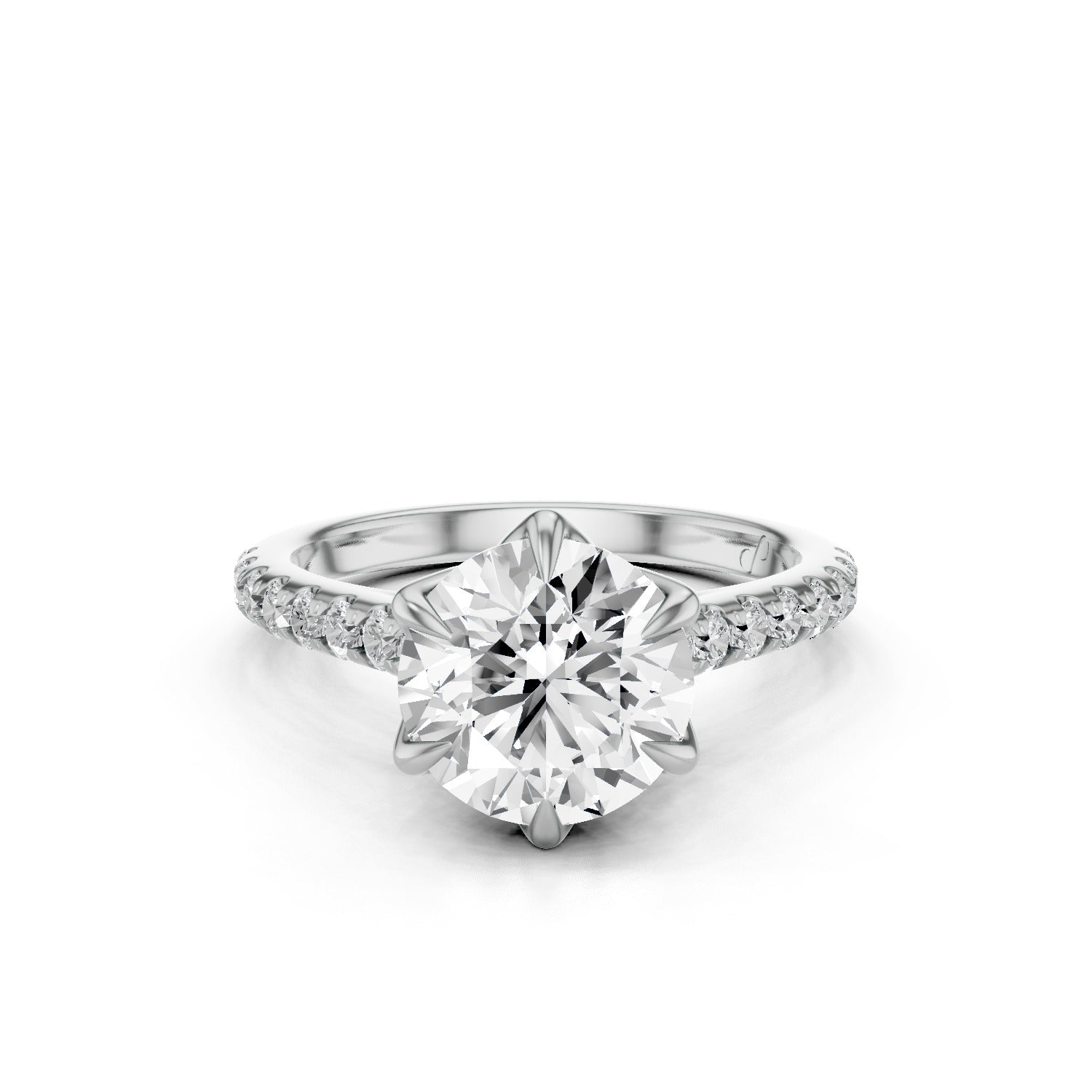 Petal Cathedral Pavé (Moissanite)