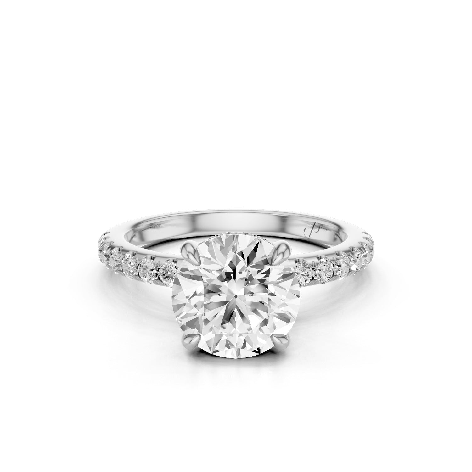 Hidden Halo Pavé (Moissanite)
