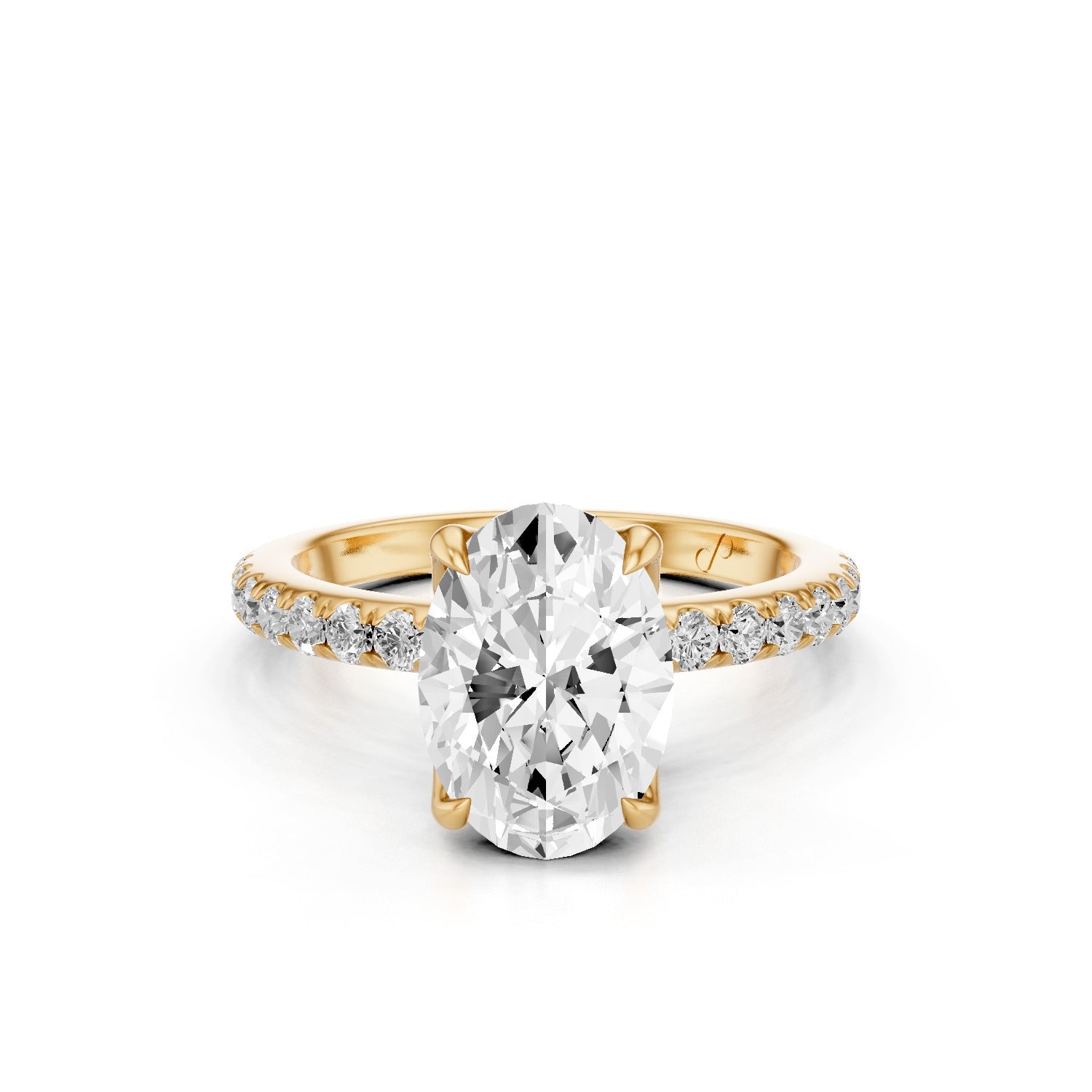 Hidden Halo Petal Pavé (Diamond)