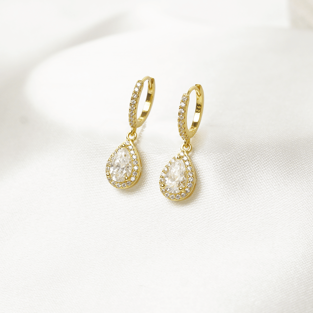 Talia Pear Dangling Earrings