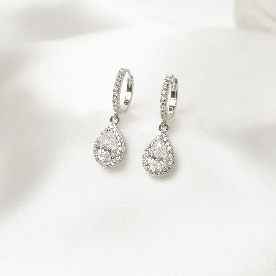 Talia Pear Dangling Earrings