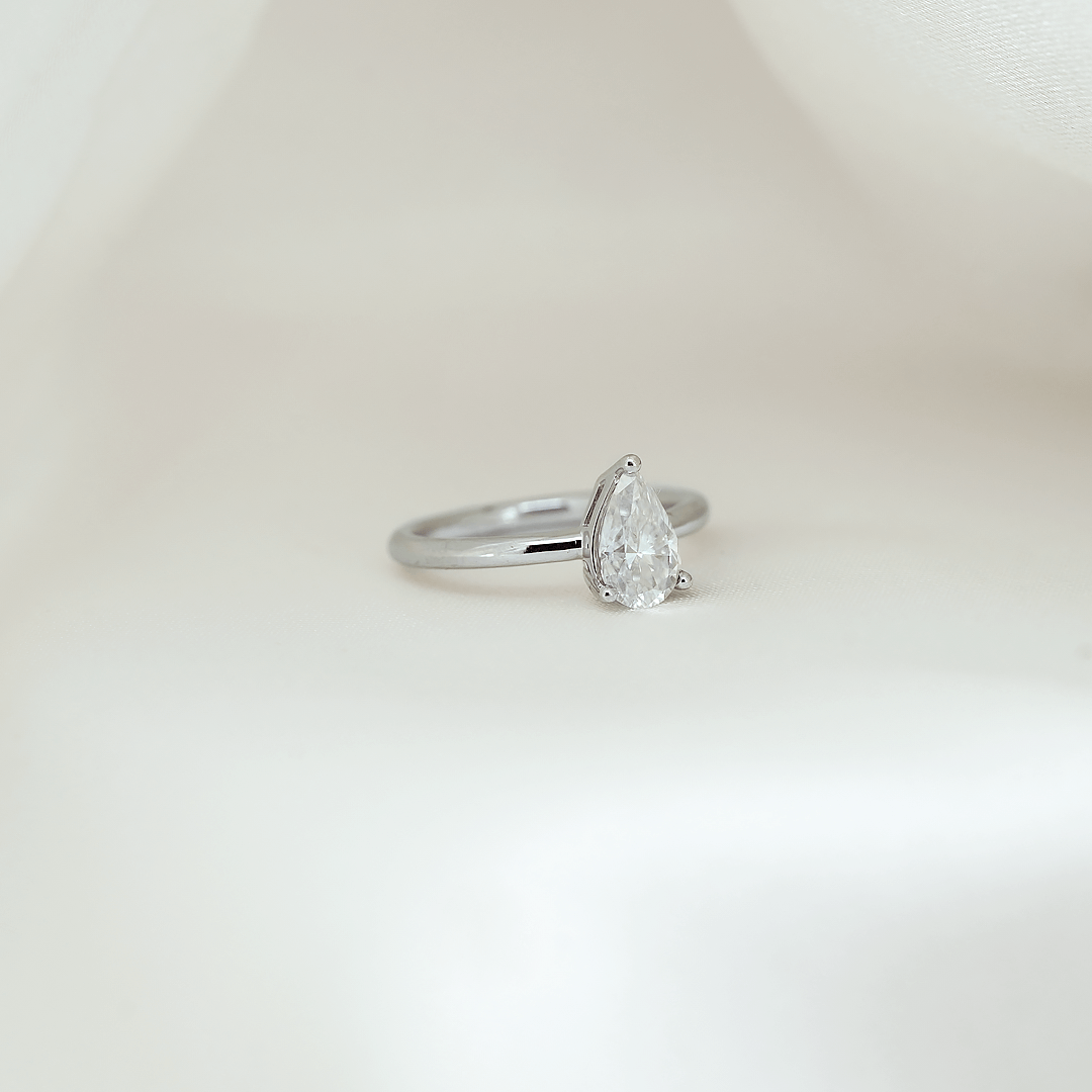 Talia Pear Solitaire Ring