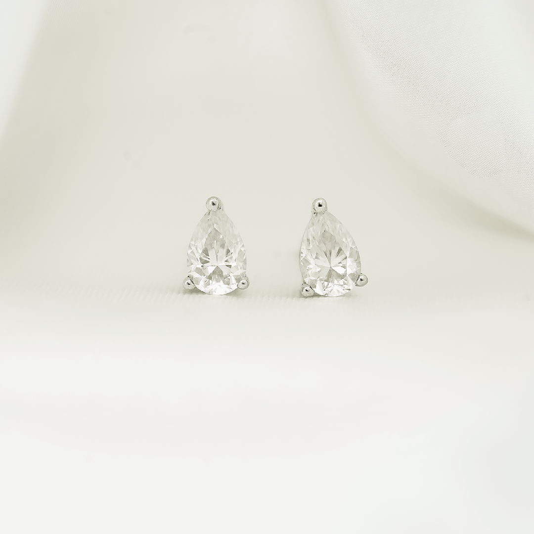 Talia Pear Stud Earrings