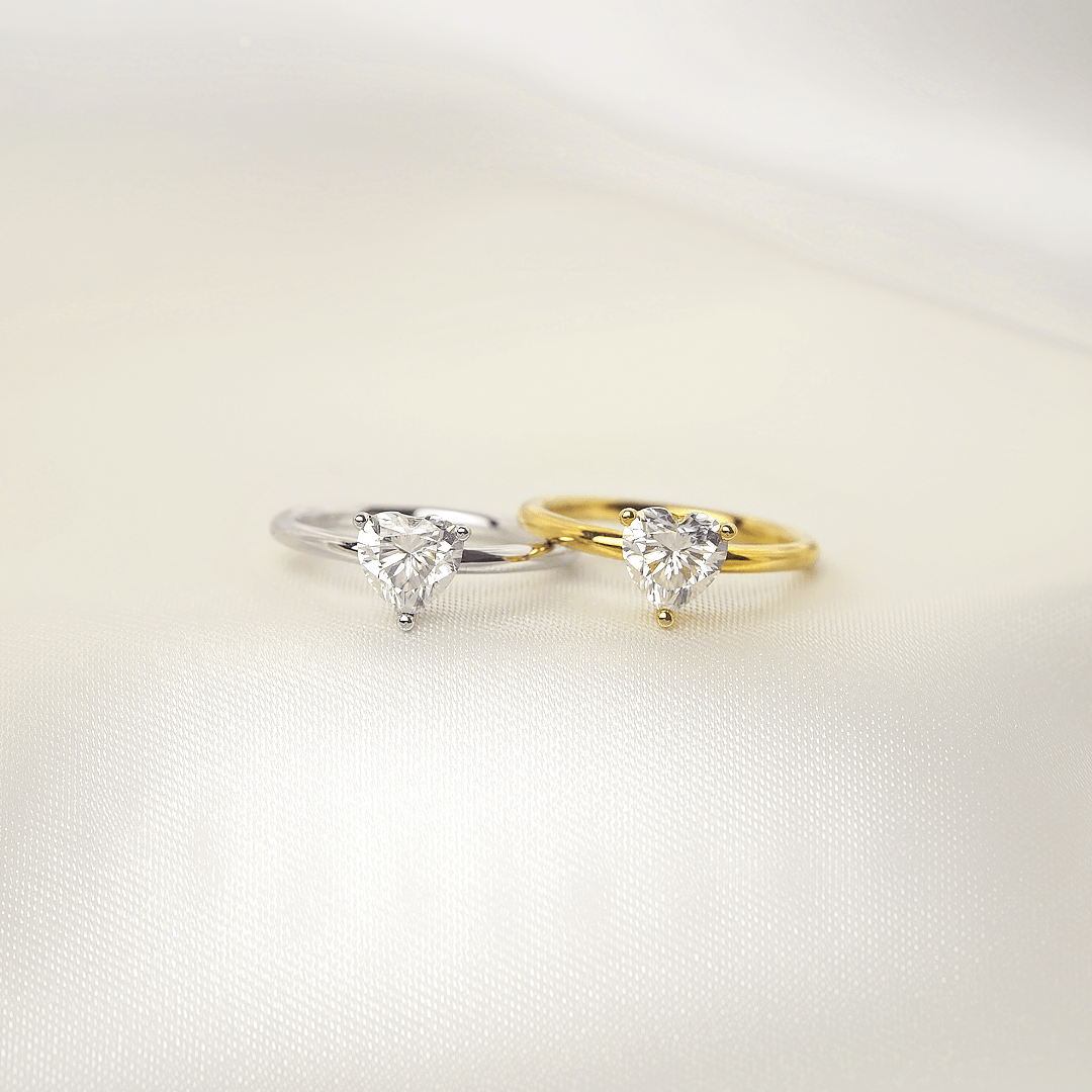 Valentina Heart Solitaire Ring