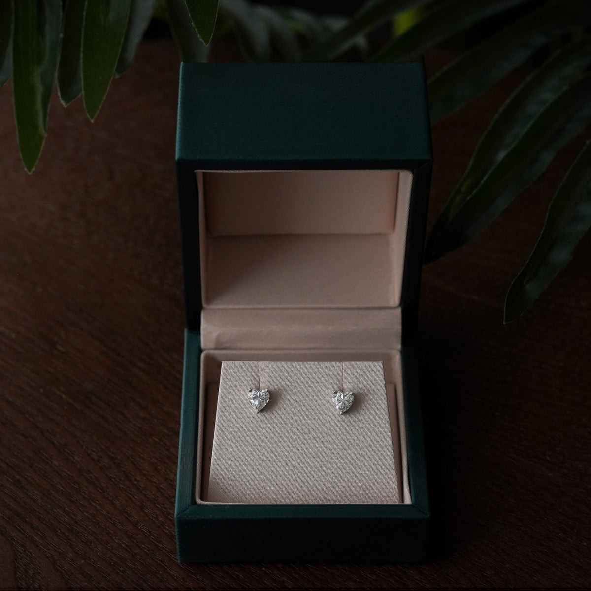 Valentina Heart Stud Earrings