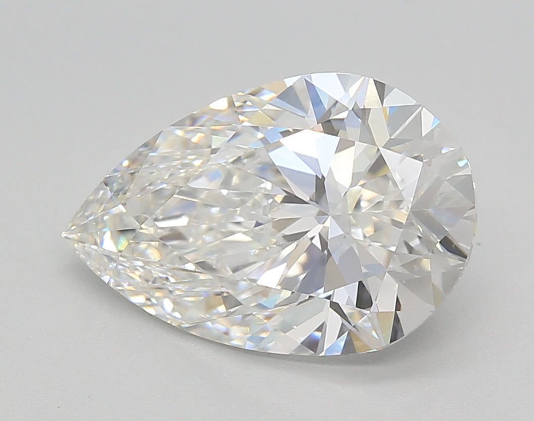 3.51ct PEAR F EX VVS2 IGI - 704556277