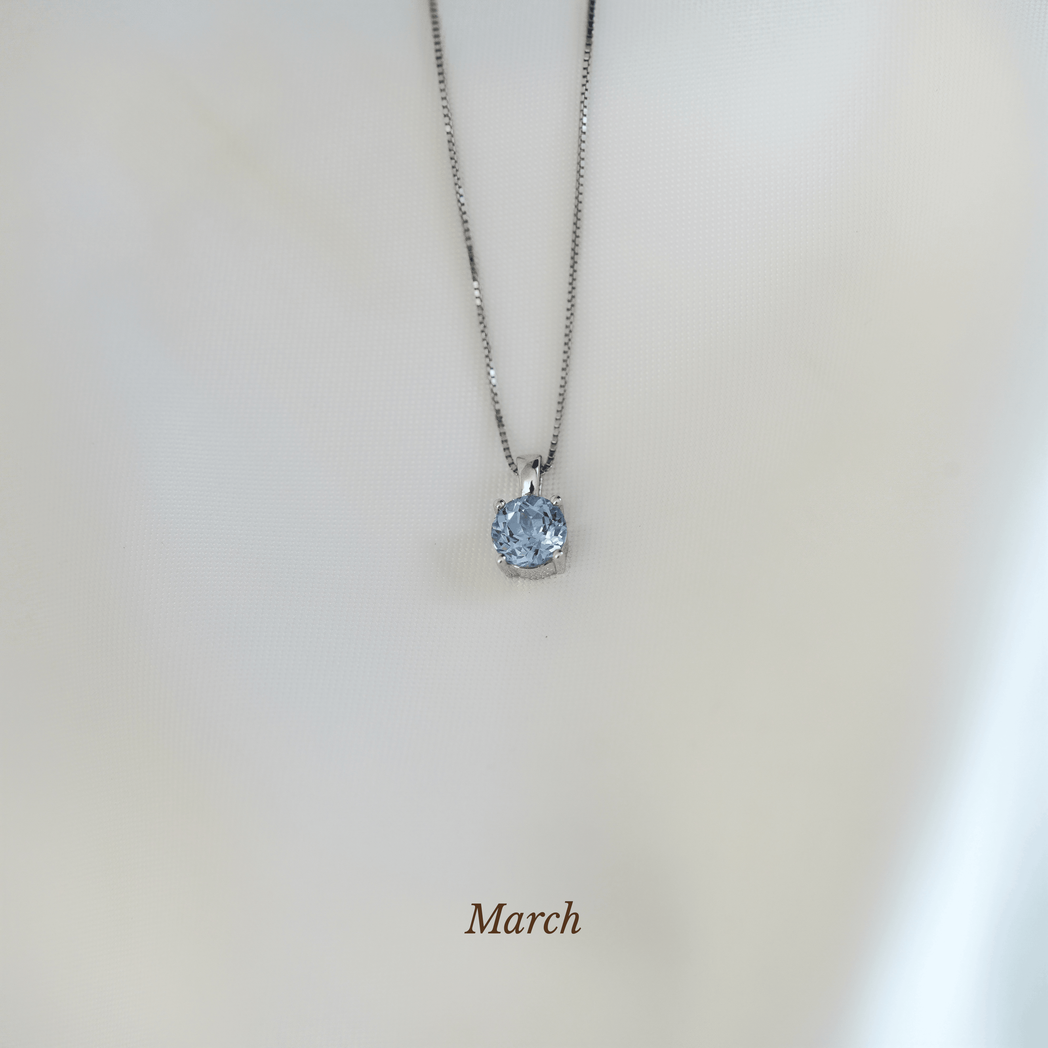 Caro Birthstone Round Necklace