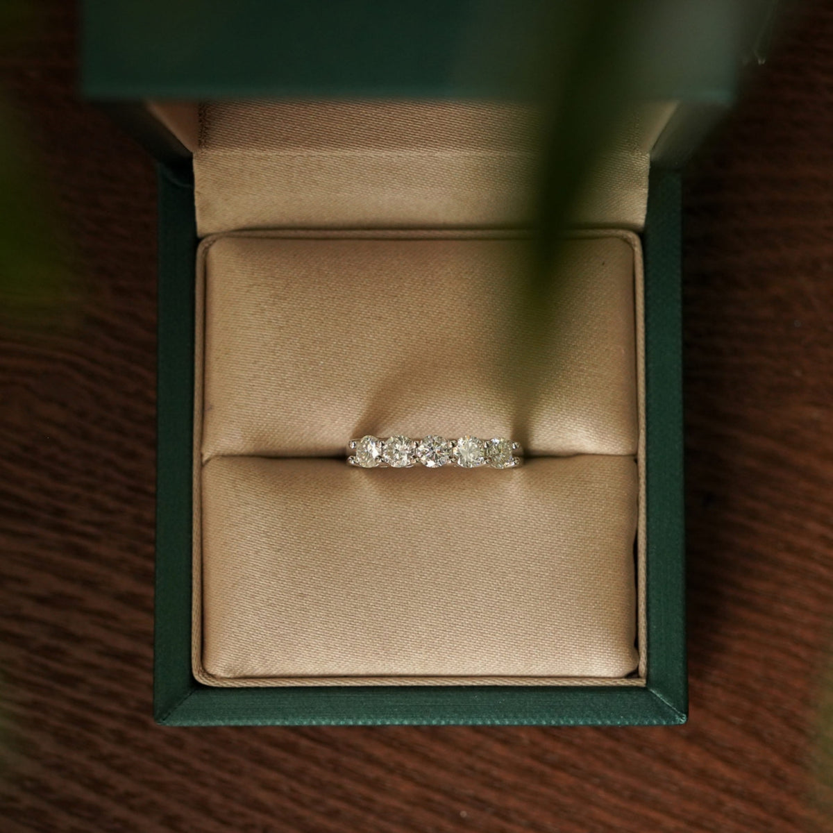 Cassiopeia Half Eternity Ring