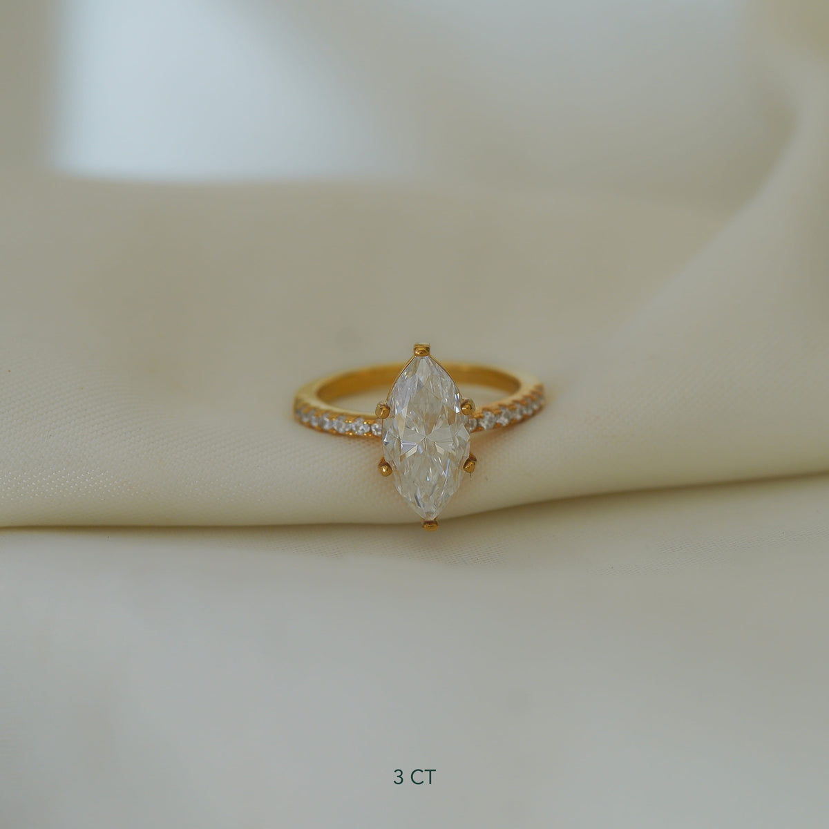 Marquise Classic Pavé Ring