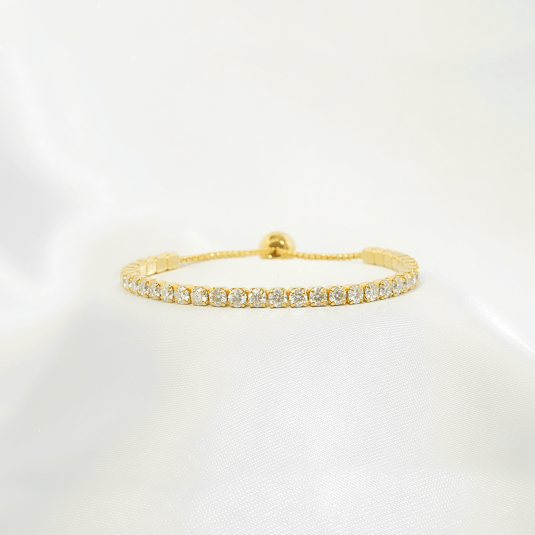 Diana Tennis Bracelet (Adjustable)