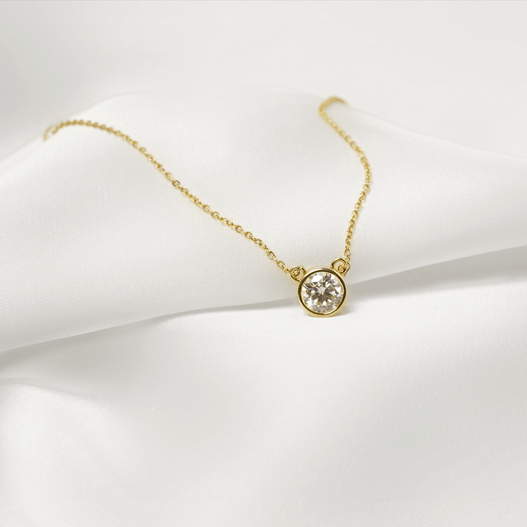 Ayla Bezel Necklace