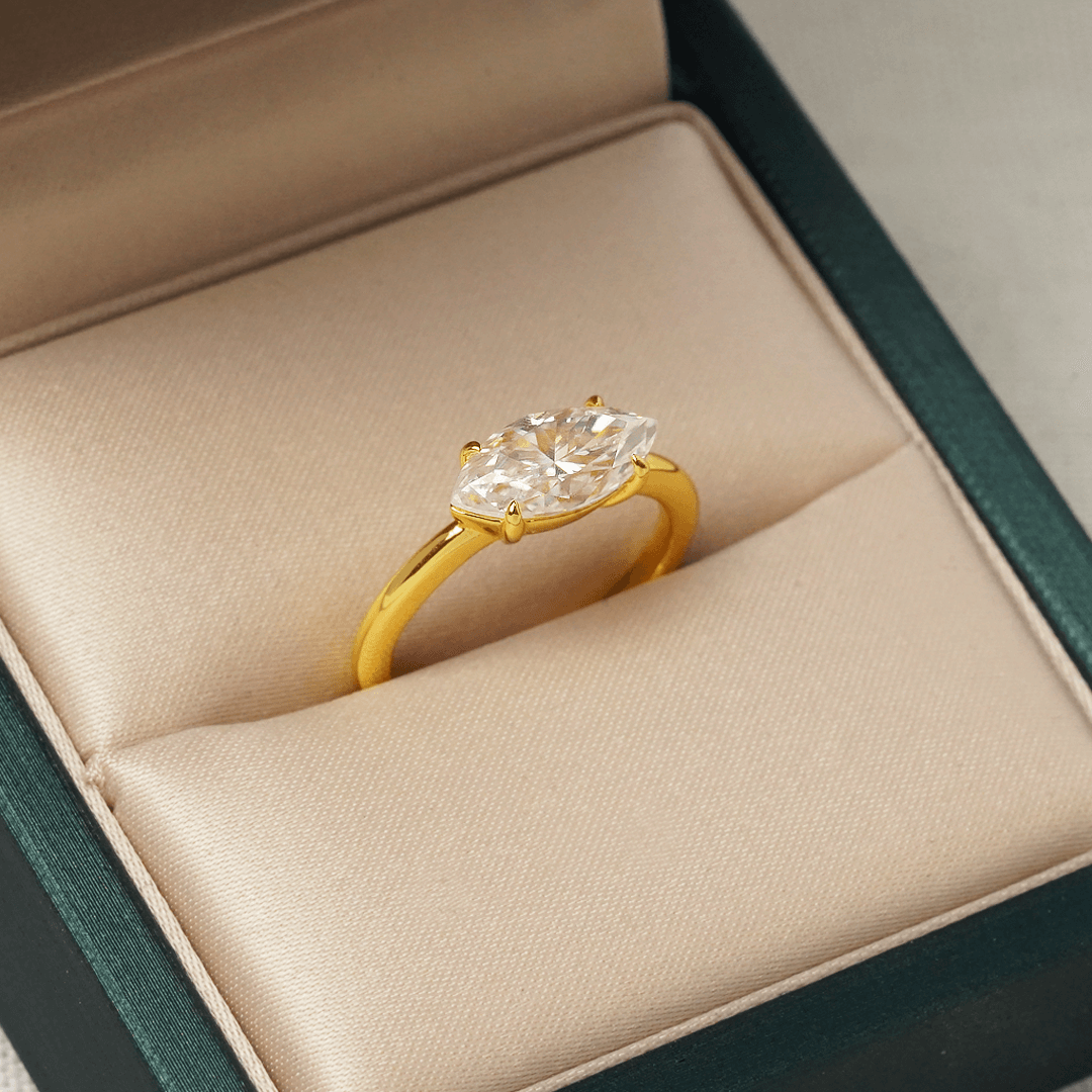 East-West Marquise Ring