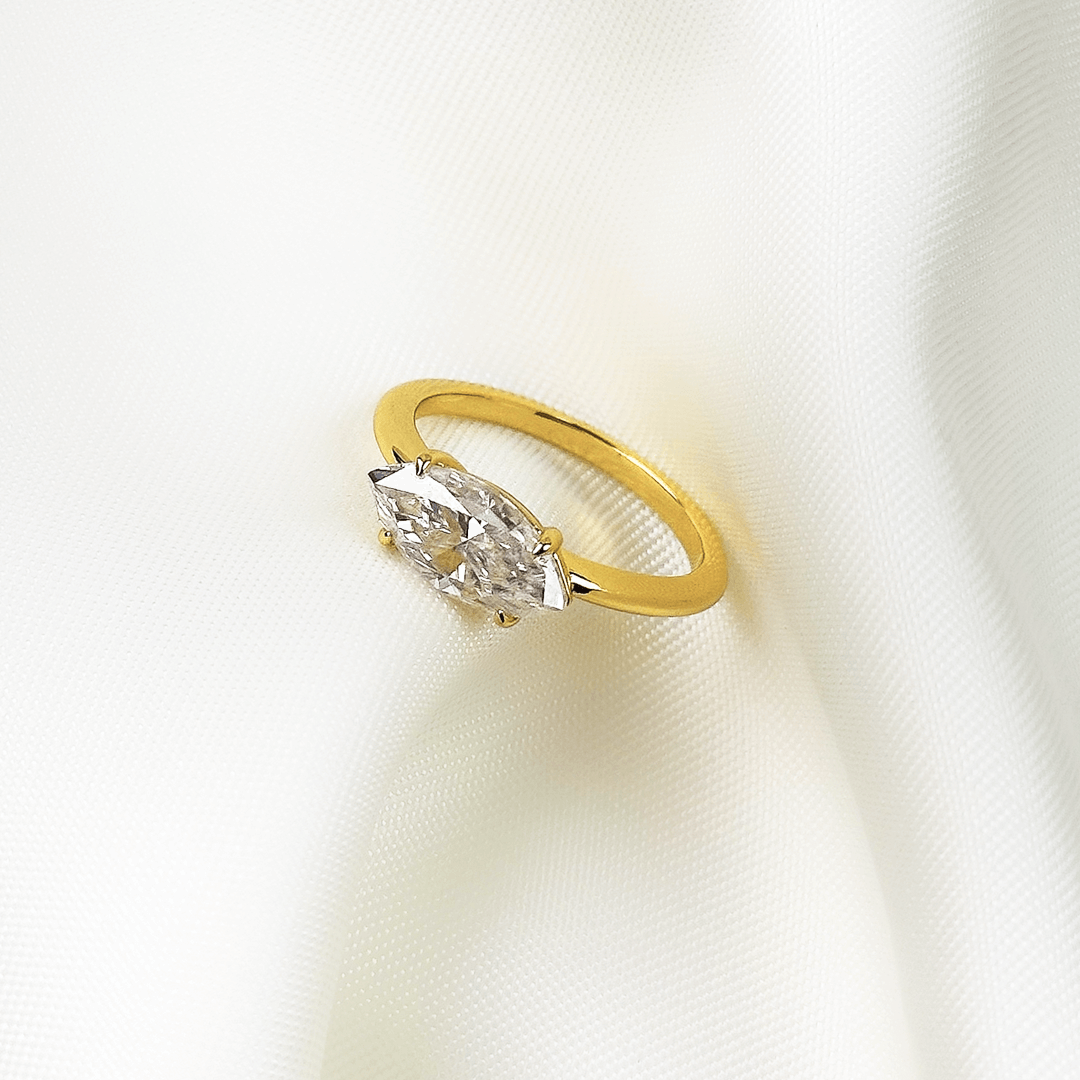 East-West Marquise Ring