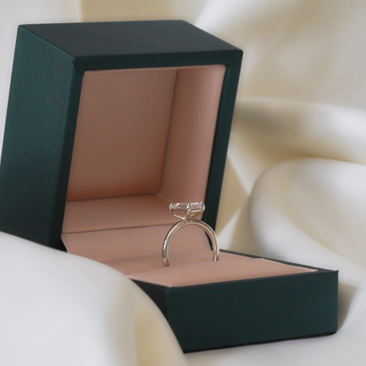 Emerald Solitaire Ring