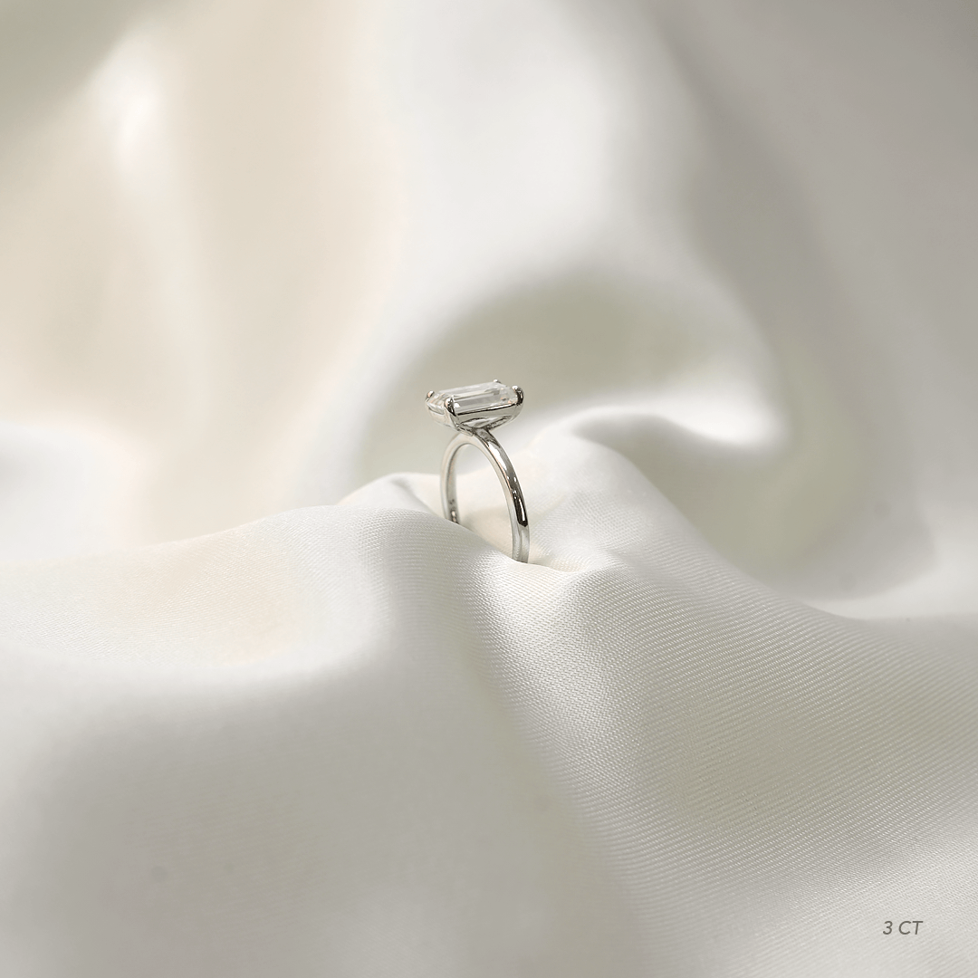 Emerald Solitaire Ring