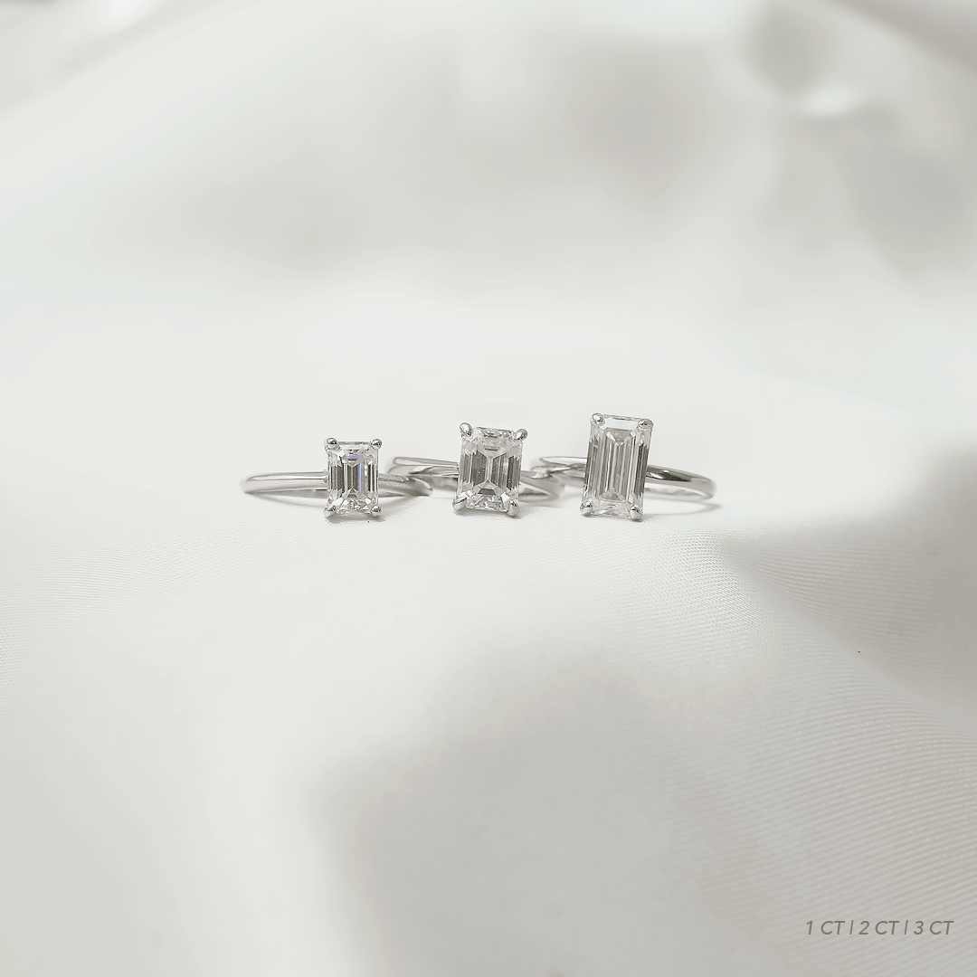 Emerald Solitaire Ring