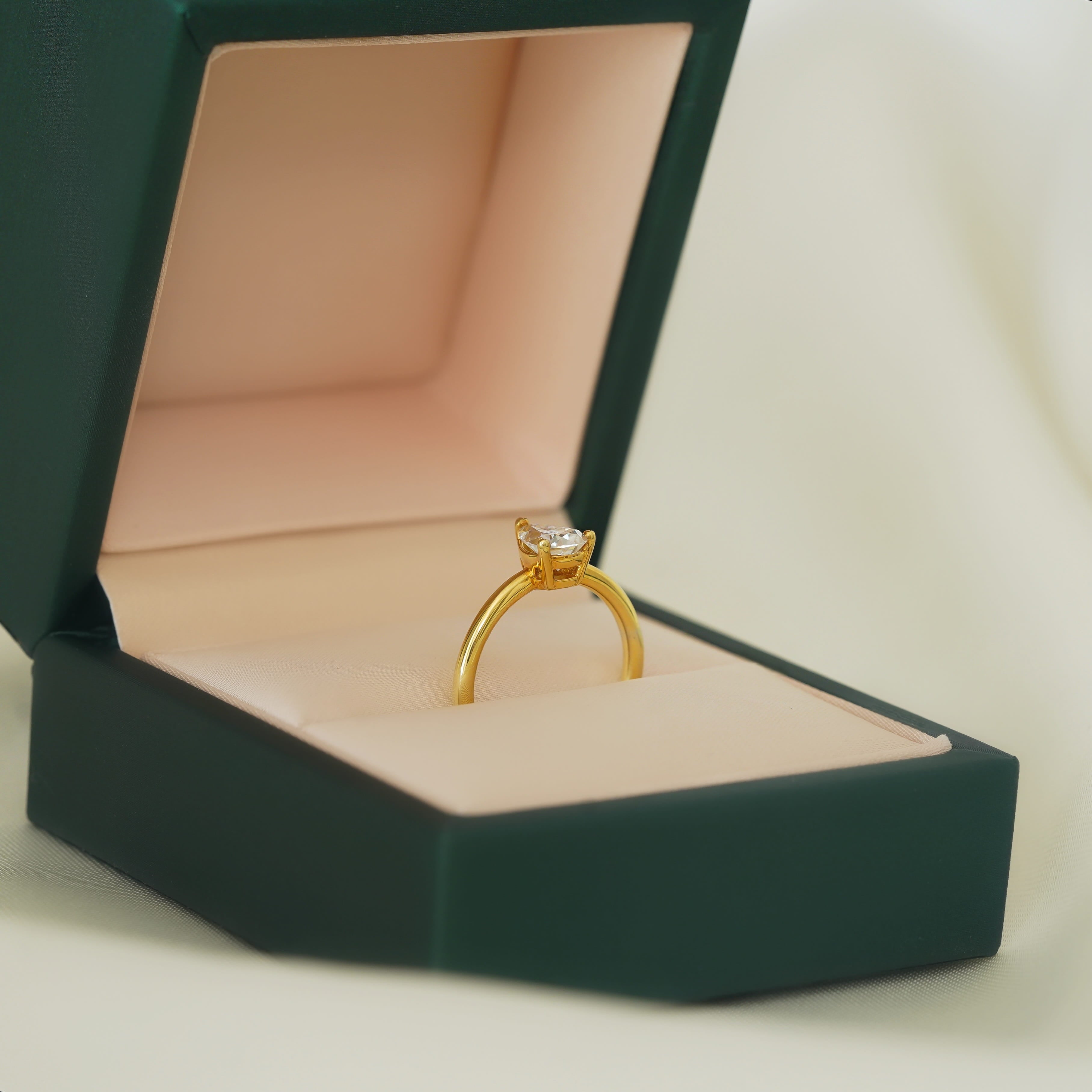 Talia Pear Solitaire Ring