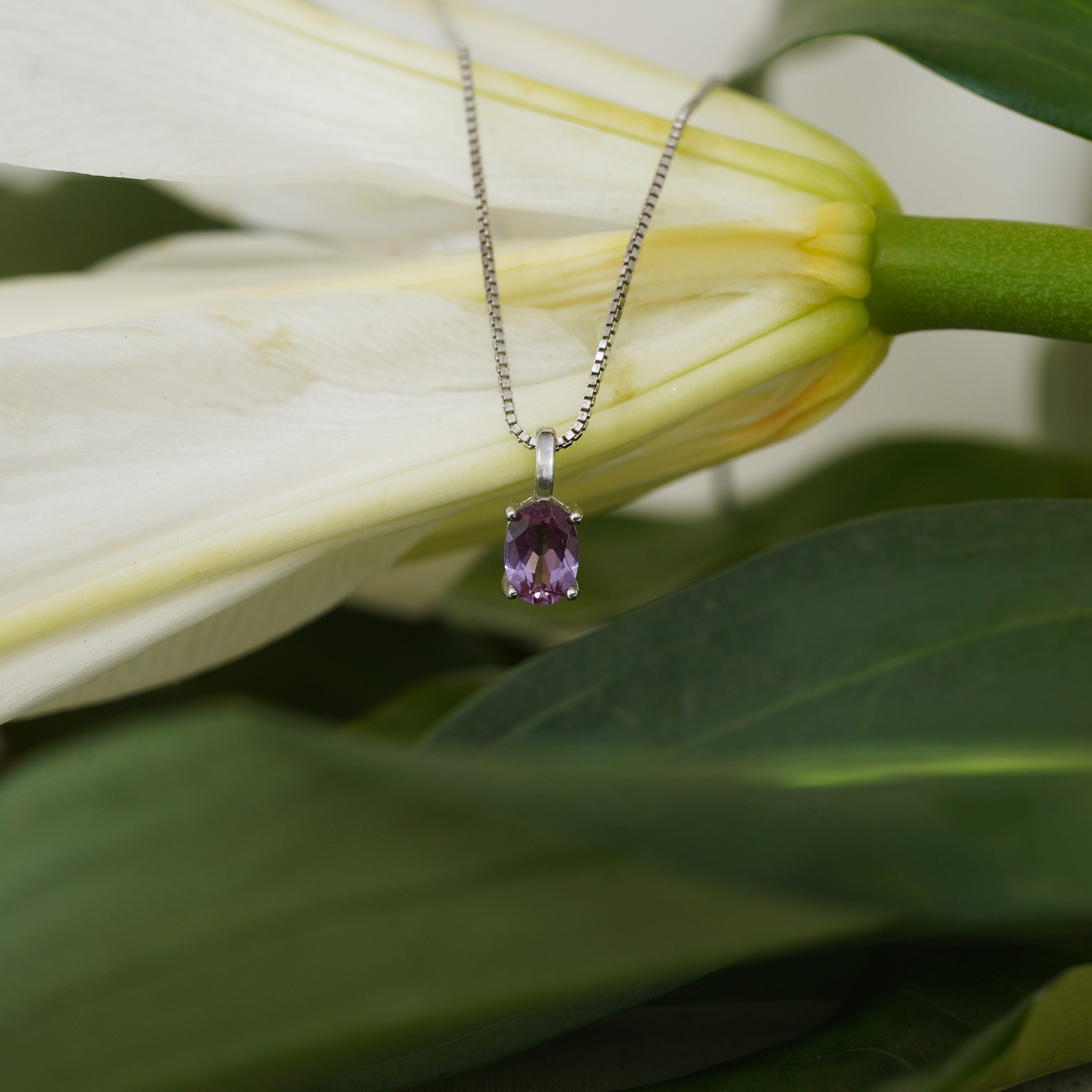 Ora Oval Necklace (Alexandrite)