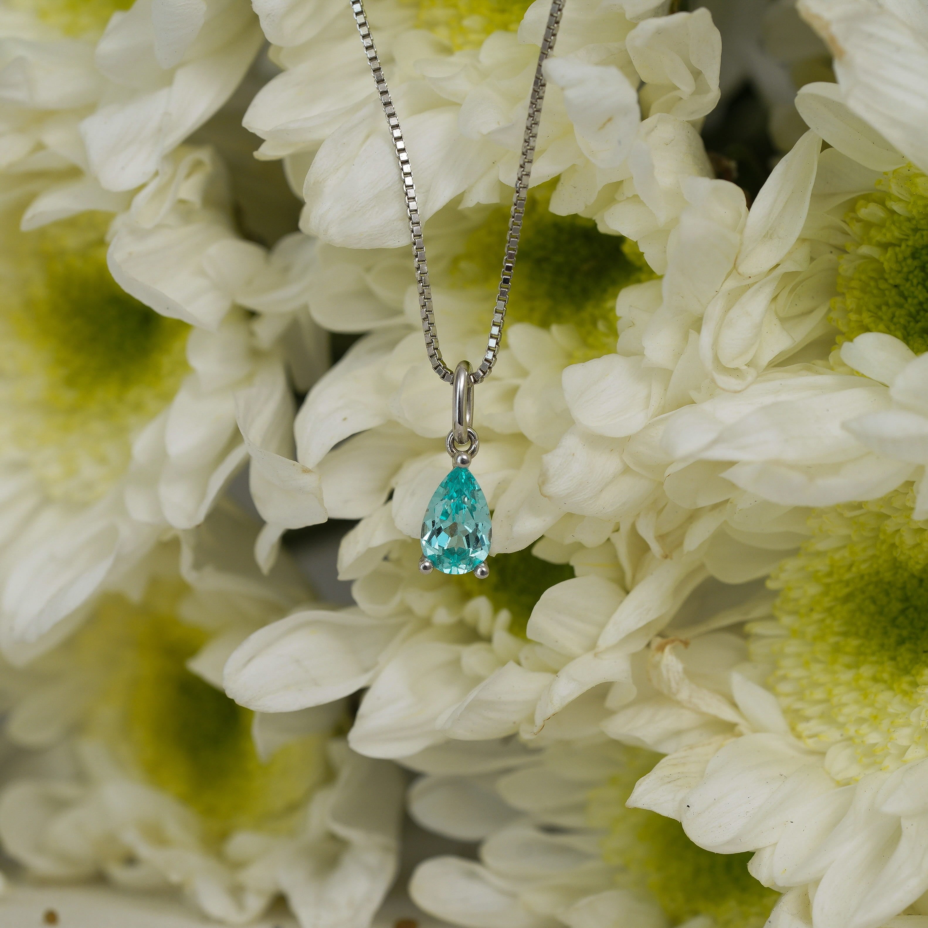 Thia Pear Necklace (Paraiba)