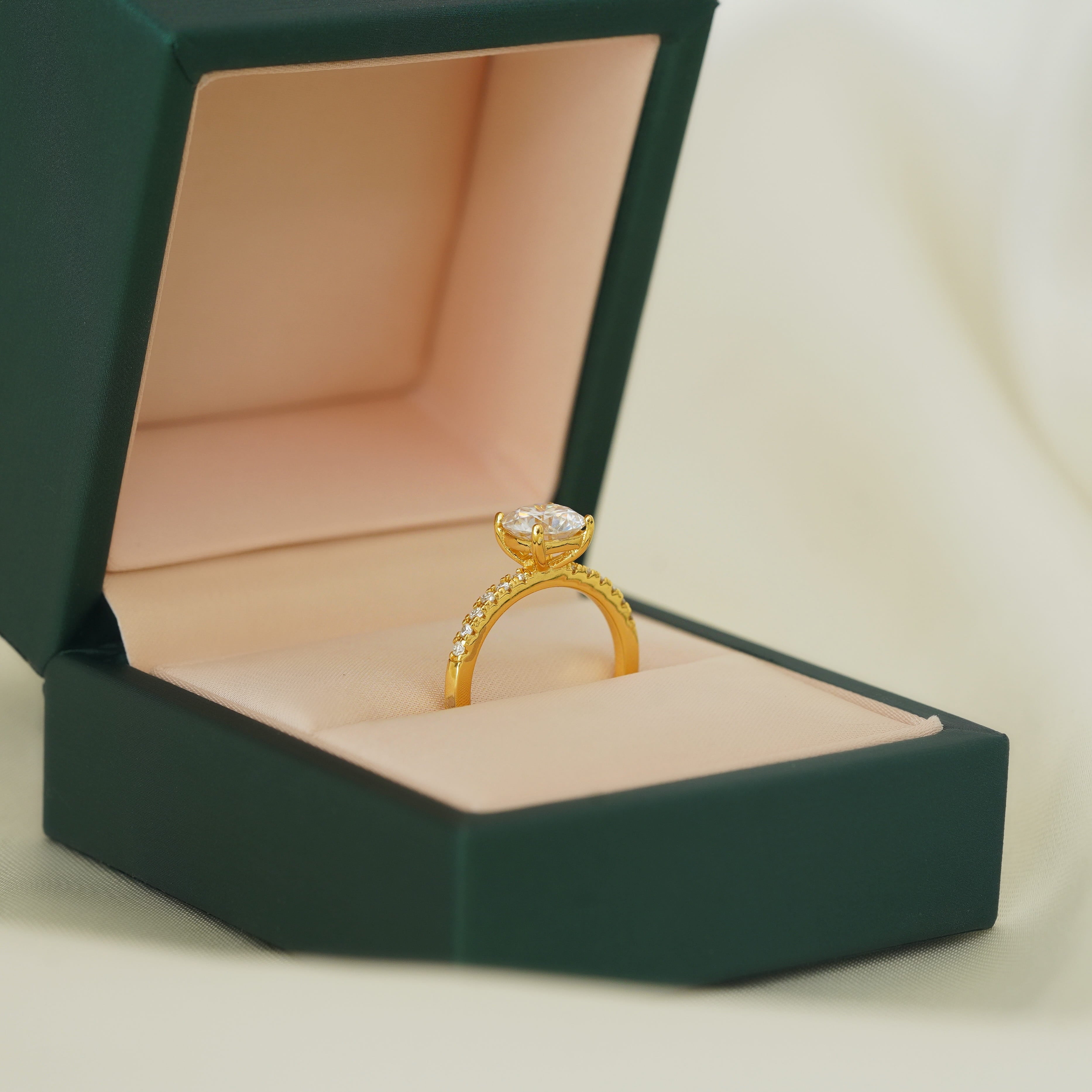 Cushion Pavé Ring