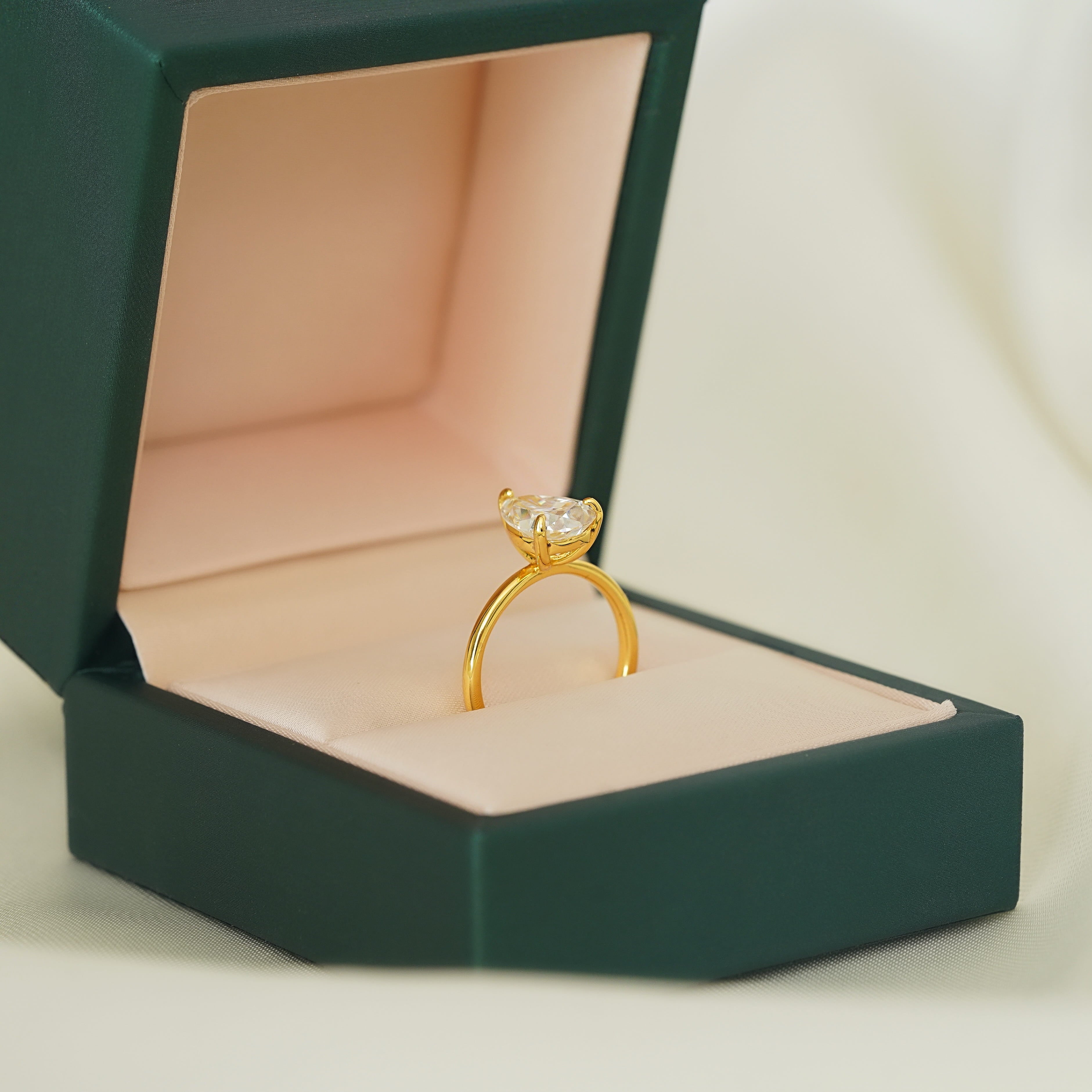 Talia Pear Solitaire Ring