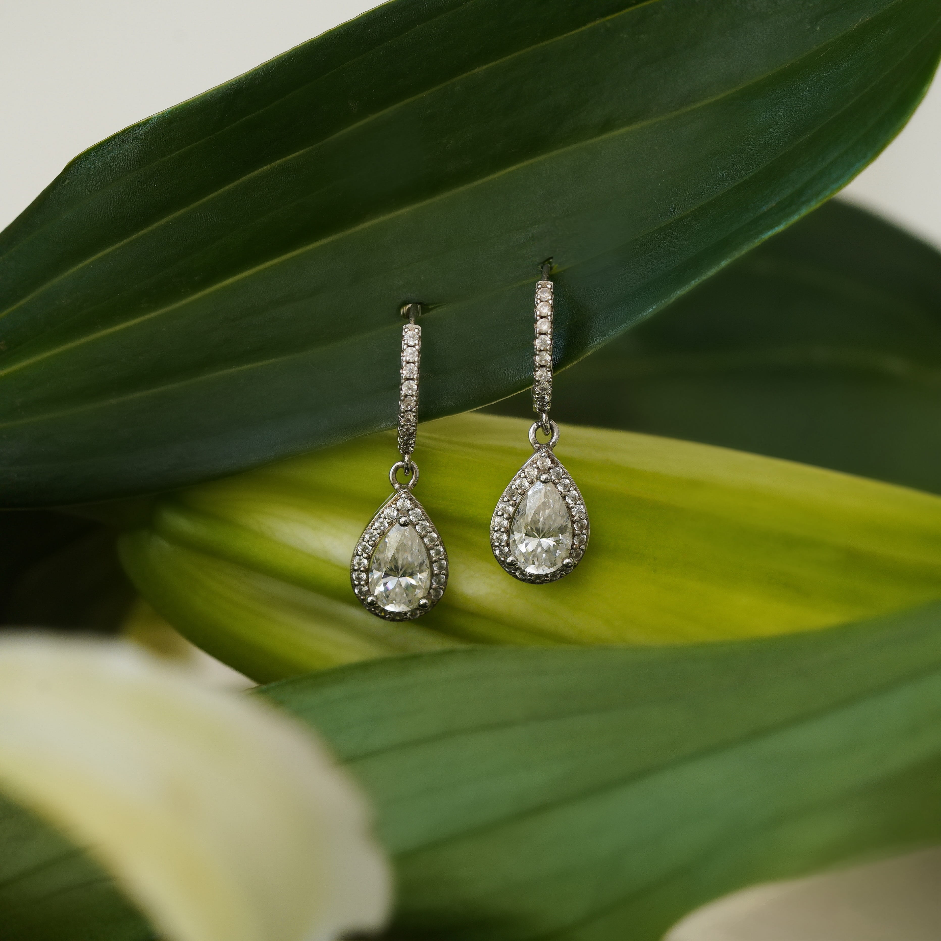 Talia Pear Dangling Earrings