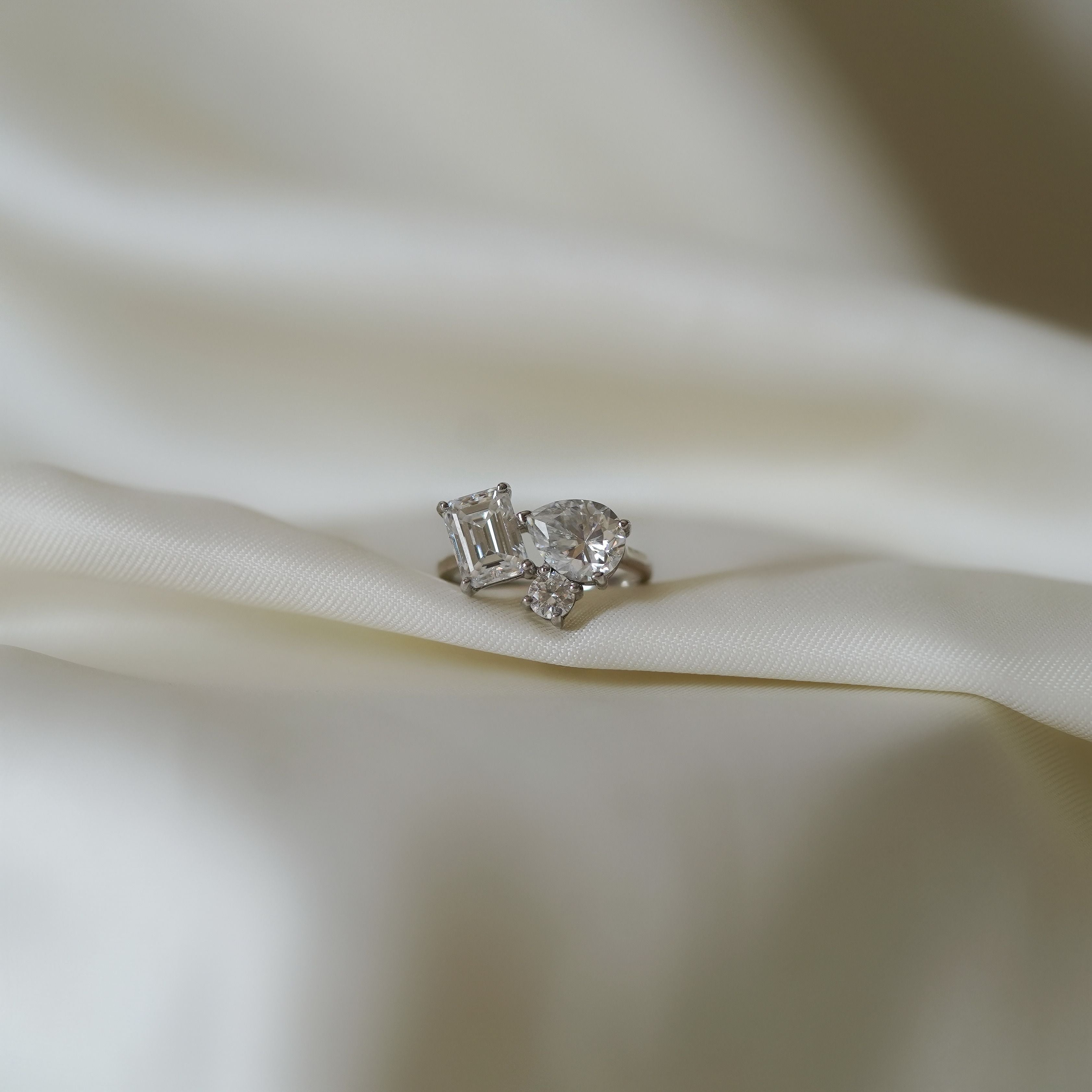 Andromeda Three-Stone Ring