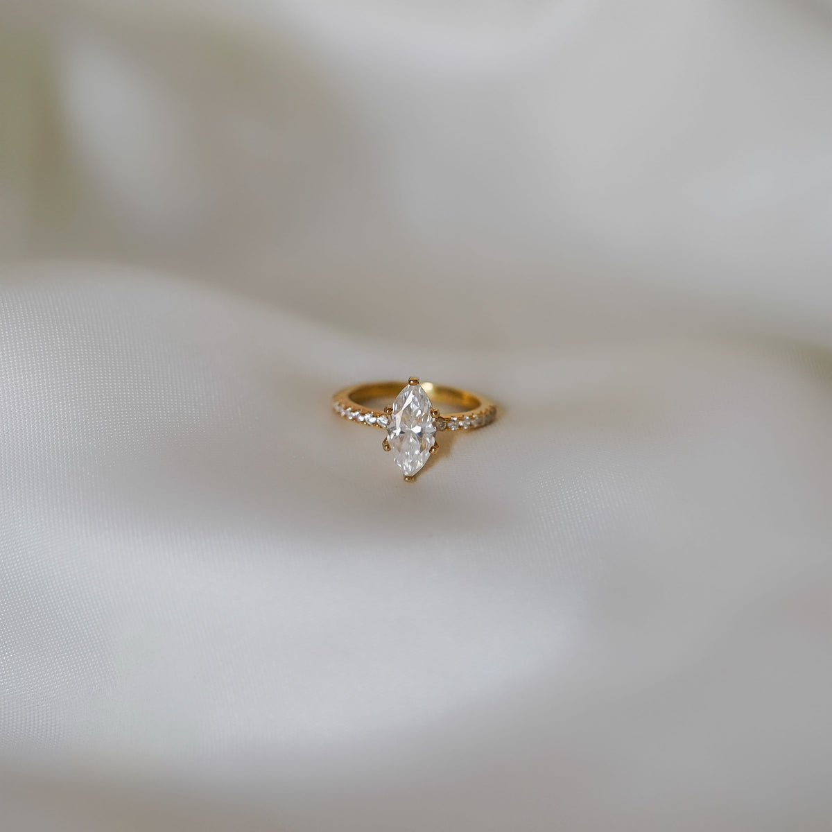 Marquise Pavé Ring