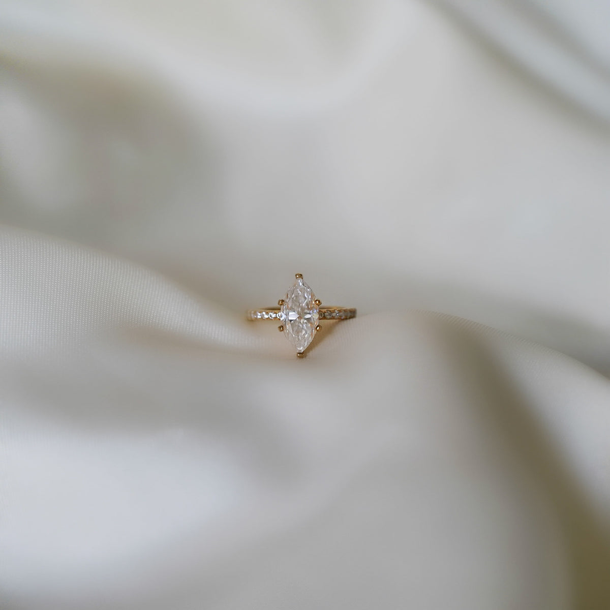Marquise Pavé Ring