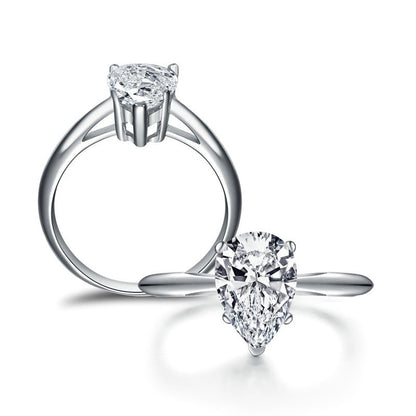 Talia Pear Solitaire Ring