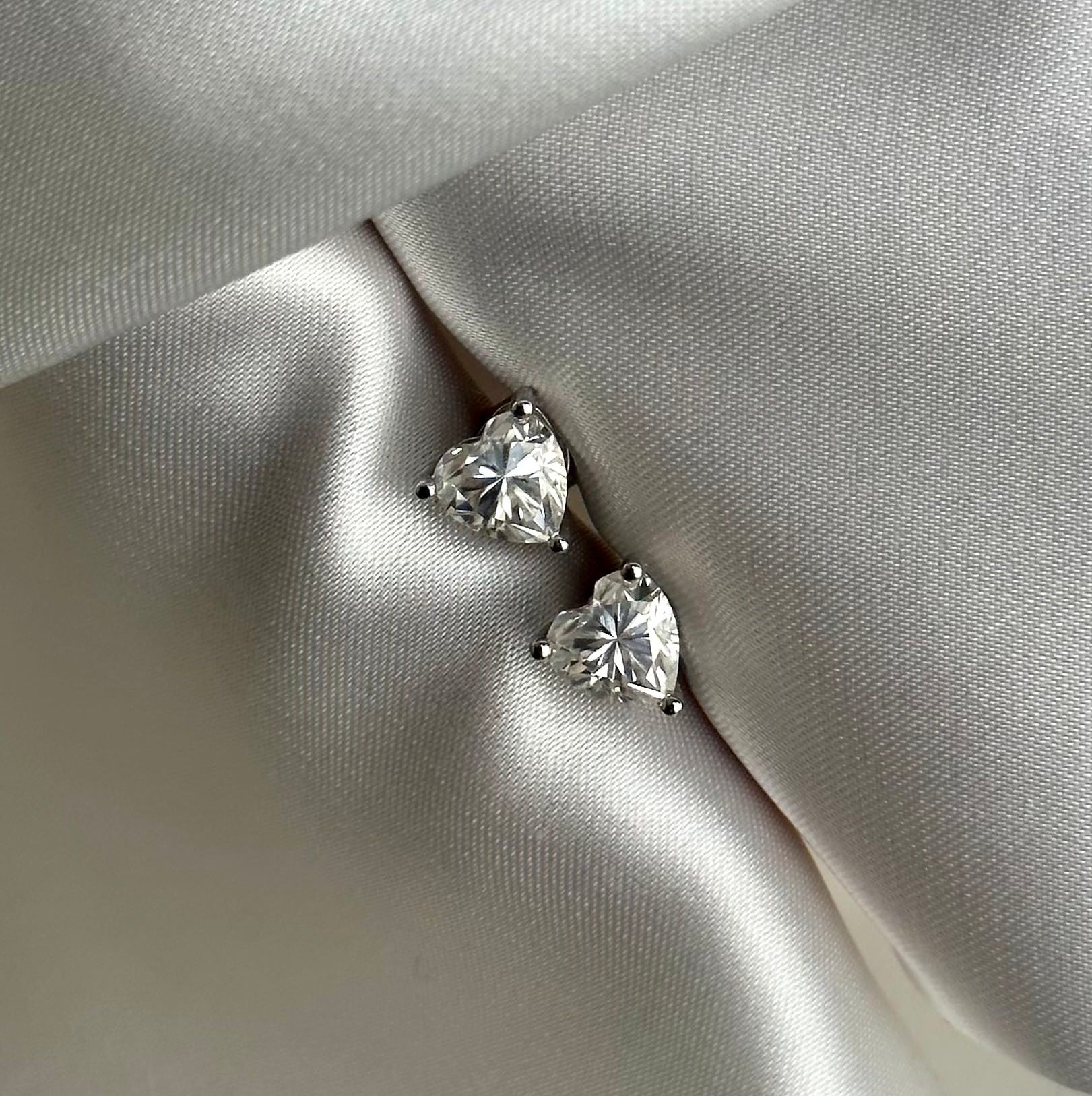 Valentina Heart Stud Earrings