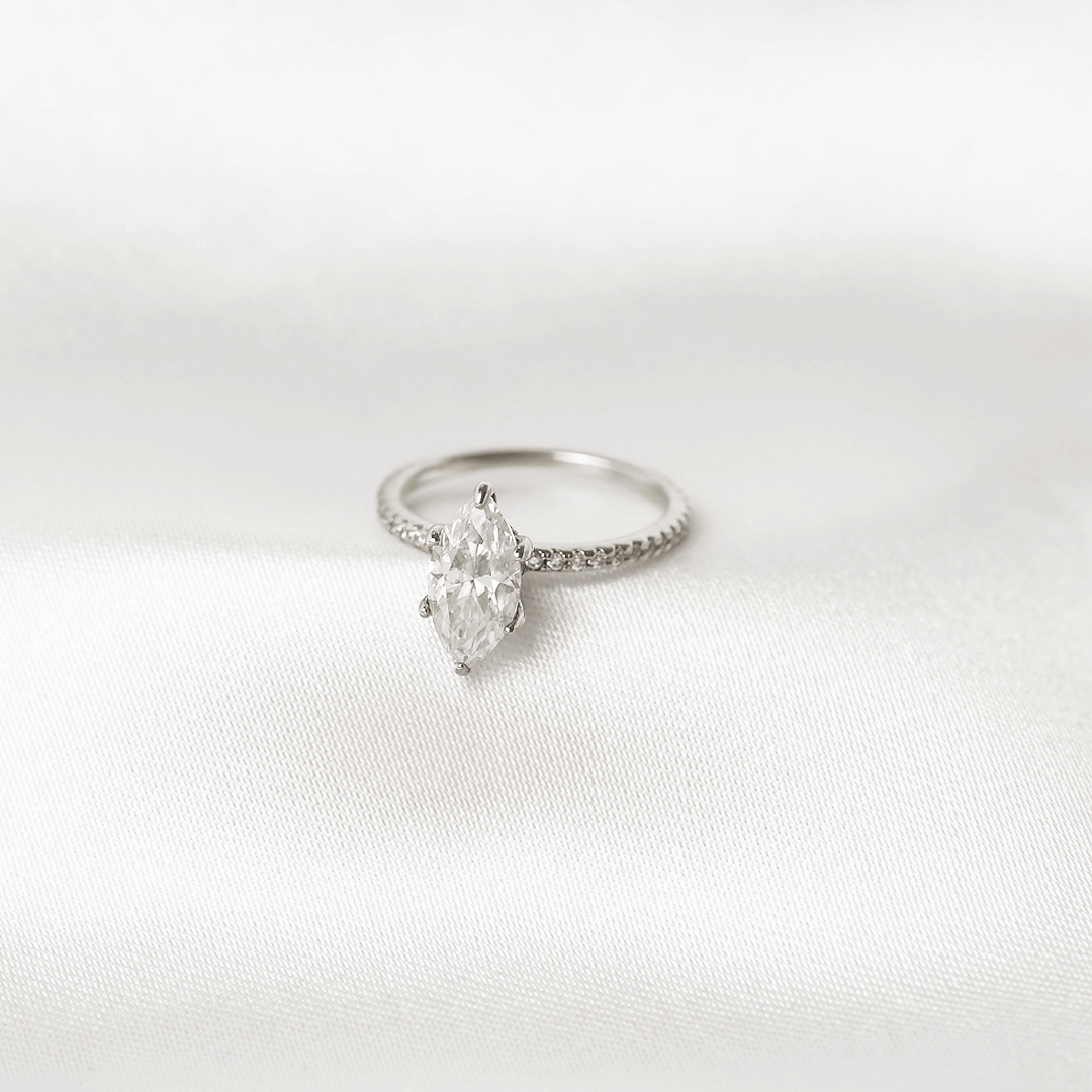 Marquise Pavé Ring